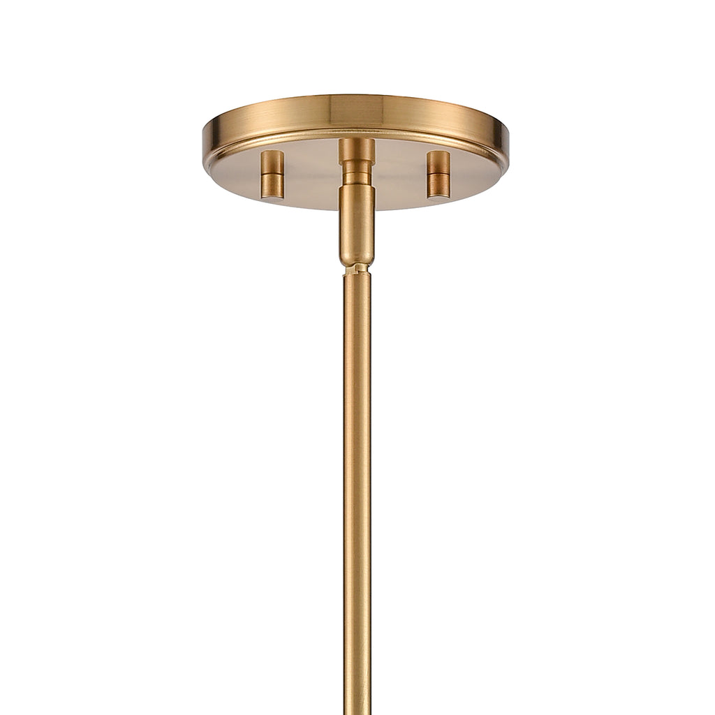 Newland 21'' Wide 6-Light Chandelier - Satin Brass