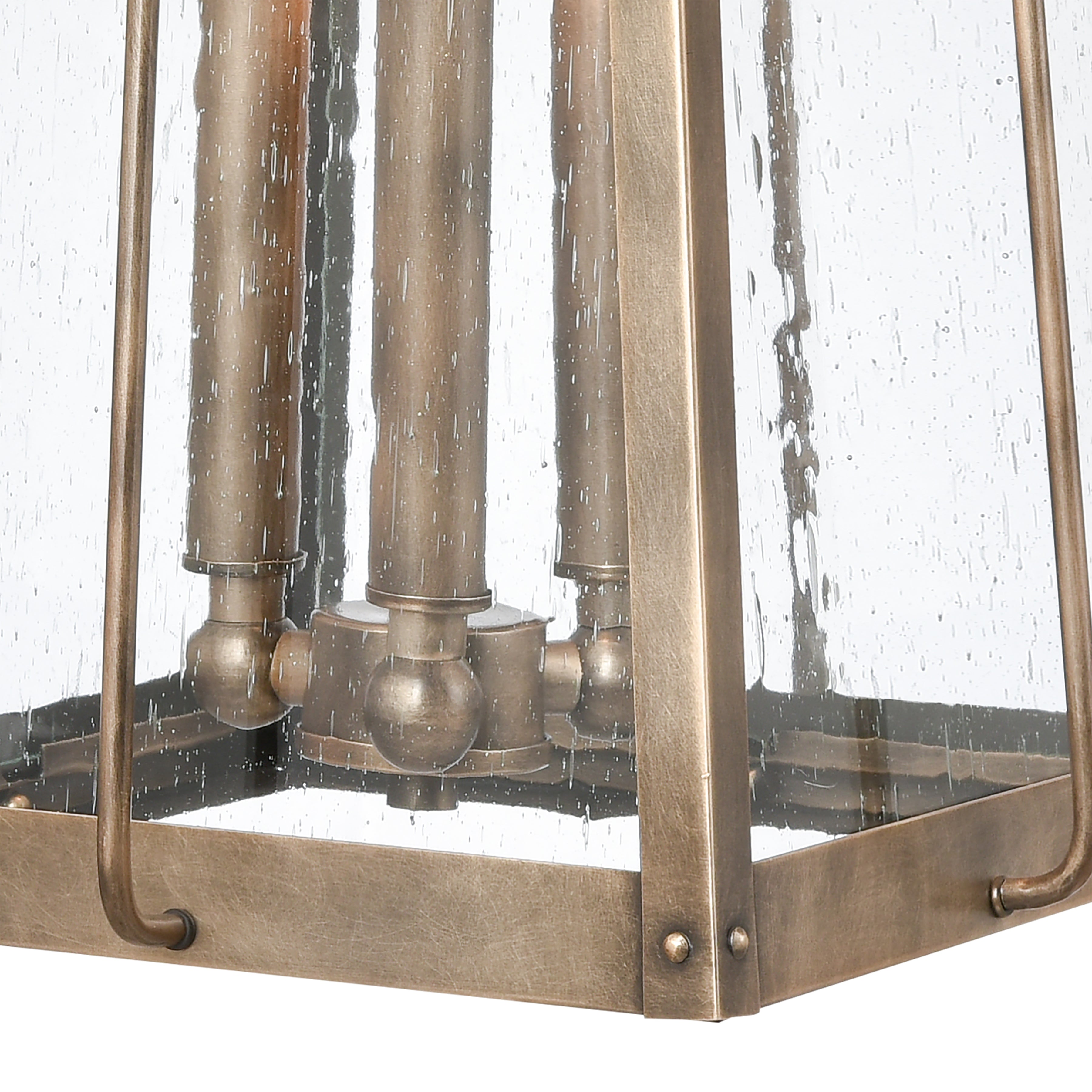 Kirkdale 19'' High 3-Light Outdoor Sconce - Vintage Brass