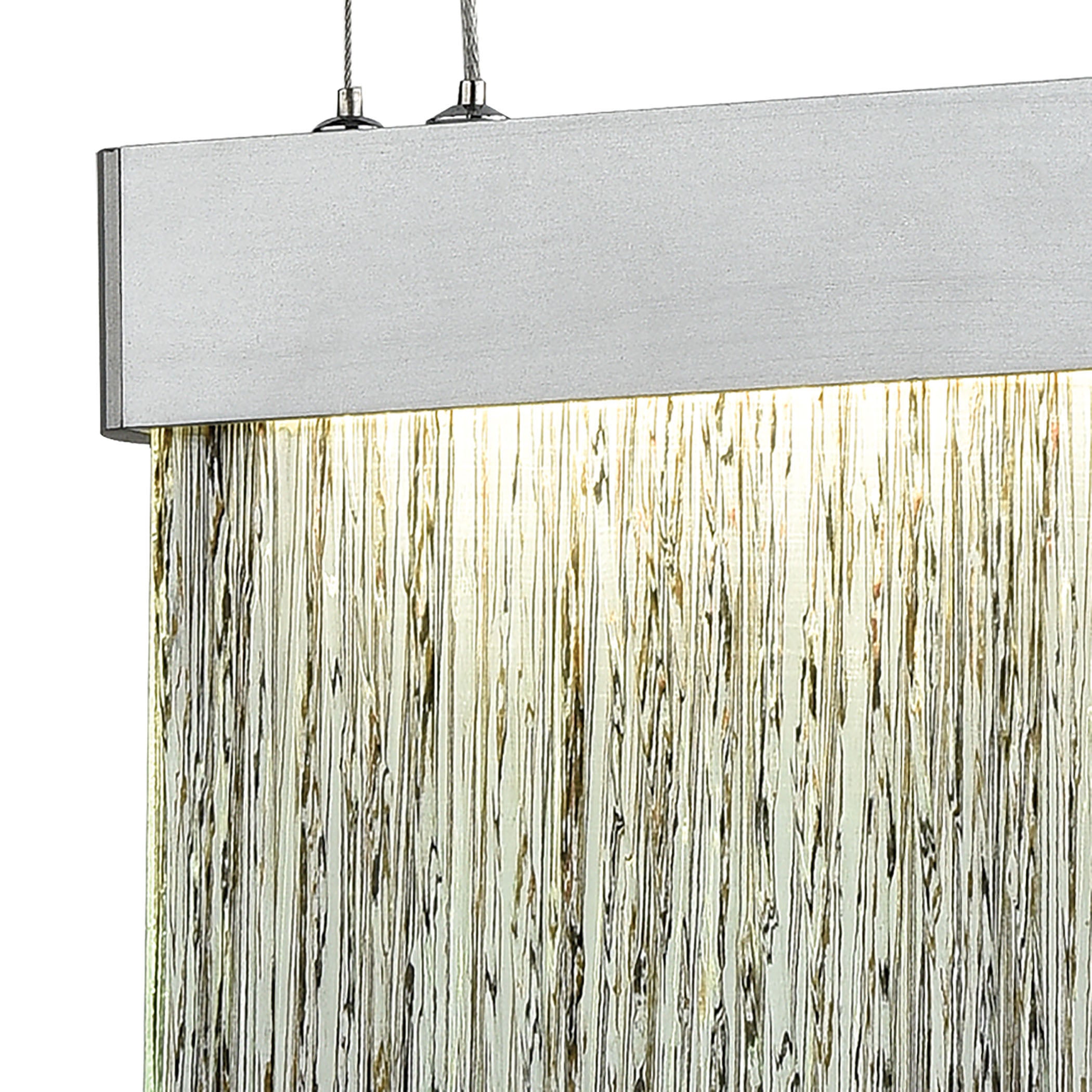 Meadowland 8'' Wide Integrated LED 1-Light Mini Pendant - Silver