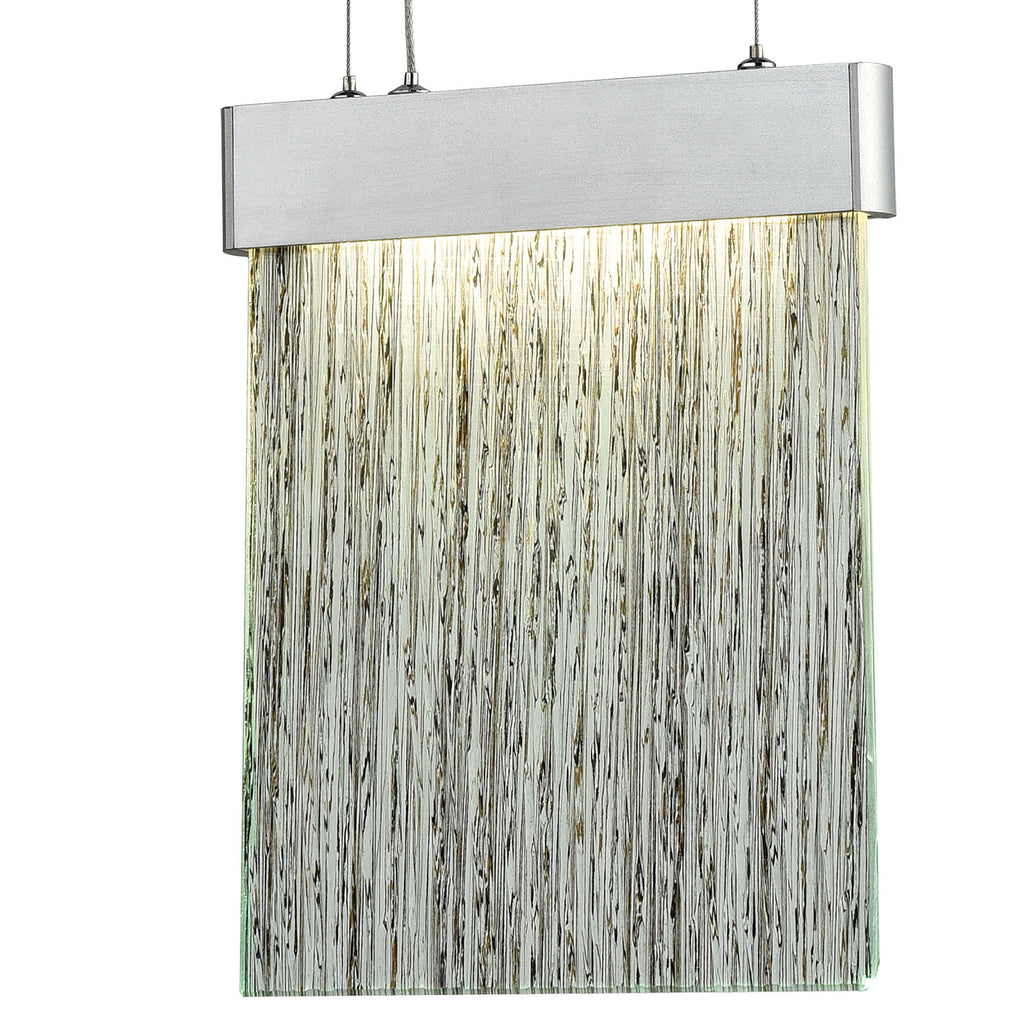 Meadowland 8'' Wide Integrated LED 1-Light Mini Pendant - Silver