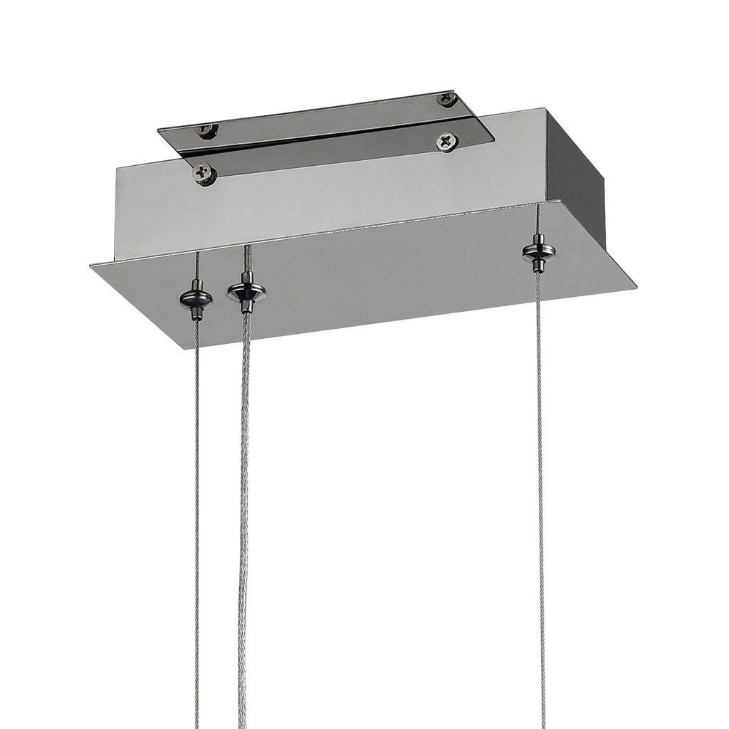 Meadowland 8'' Wide Integrated LED 1-Light Mini Pendant - Silver