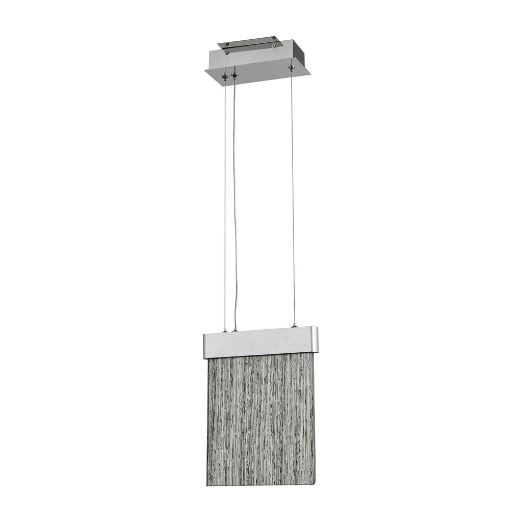 Meadowland 8'' Wide Integrated LED 1-Light Mini Pendant - Silver