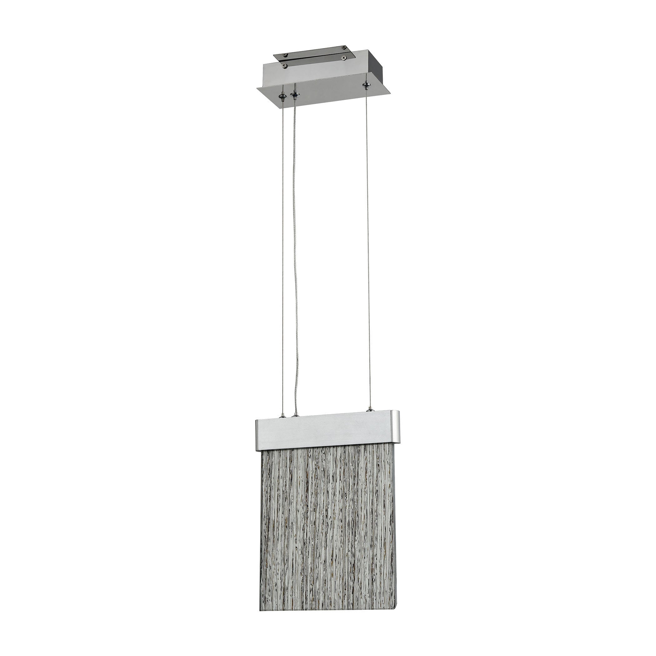 Meadowland 8'' Wide Integrated LED 1-Light Mini Pendant - Silver