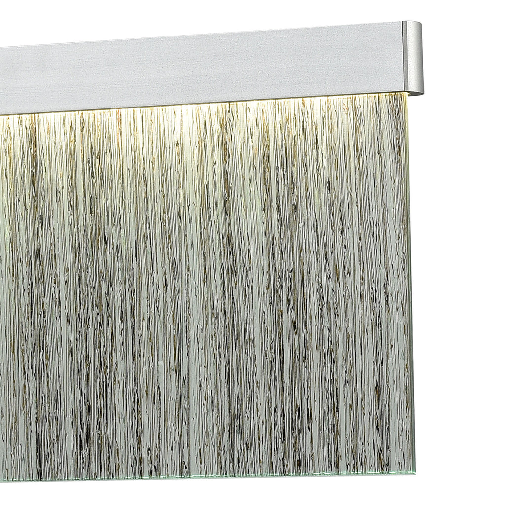 Meadowland 32'' Wide Integrated LED Linear Chandelier - Silver