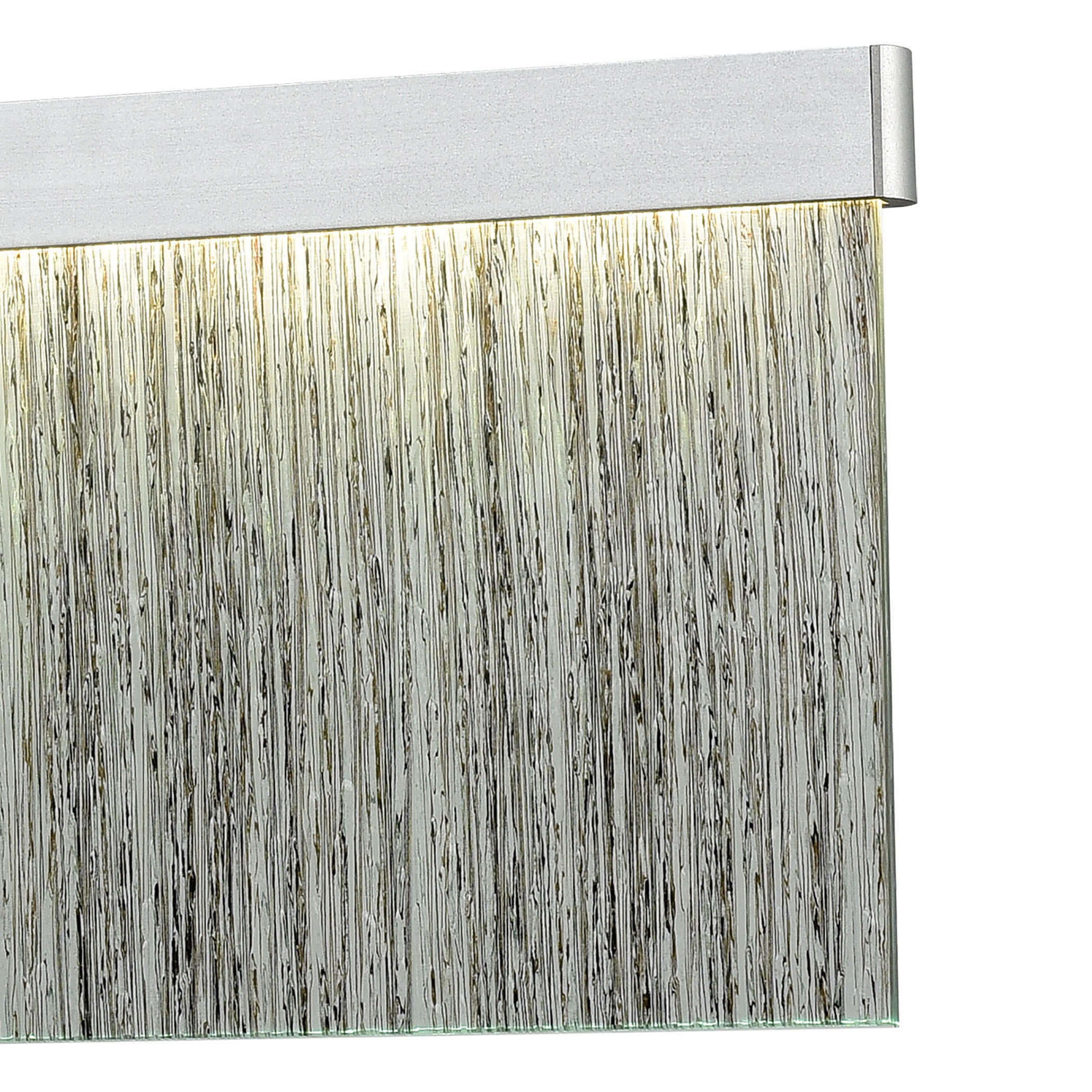 Meadowland 32'' Wide Integrated LED Linear Chandelier - Silver