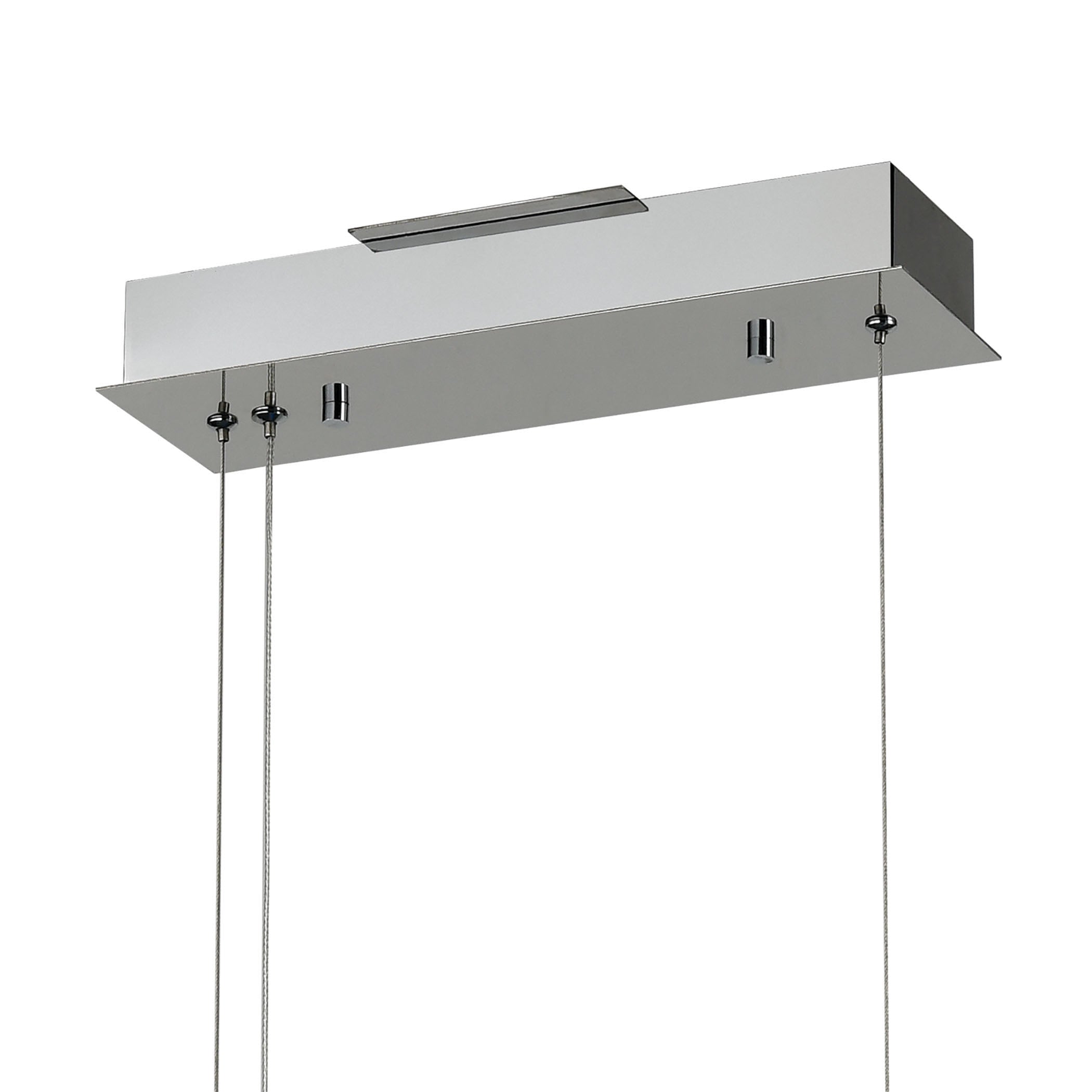 Meadowland 32'' Wide Integrated LED Linear Chandelier - Silver