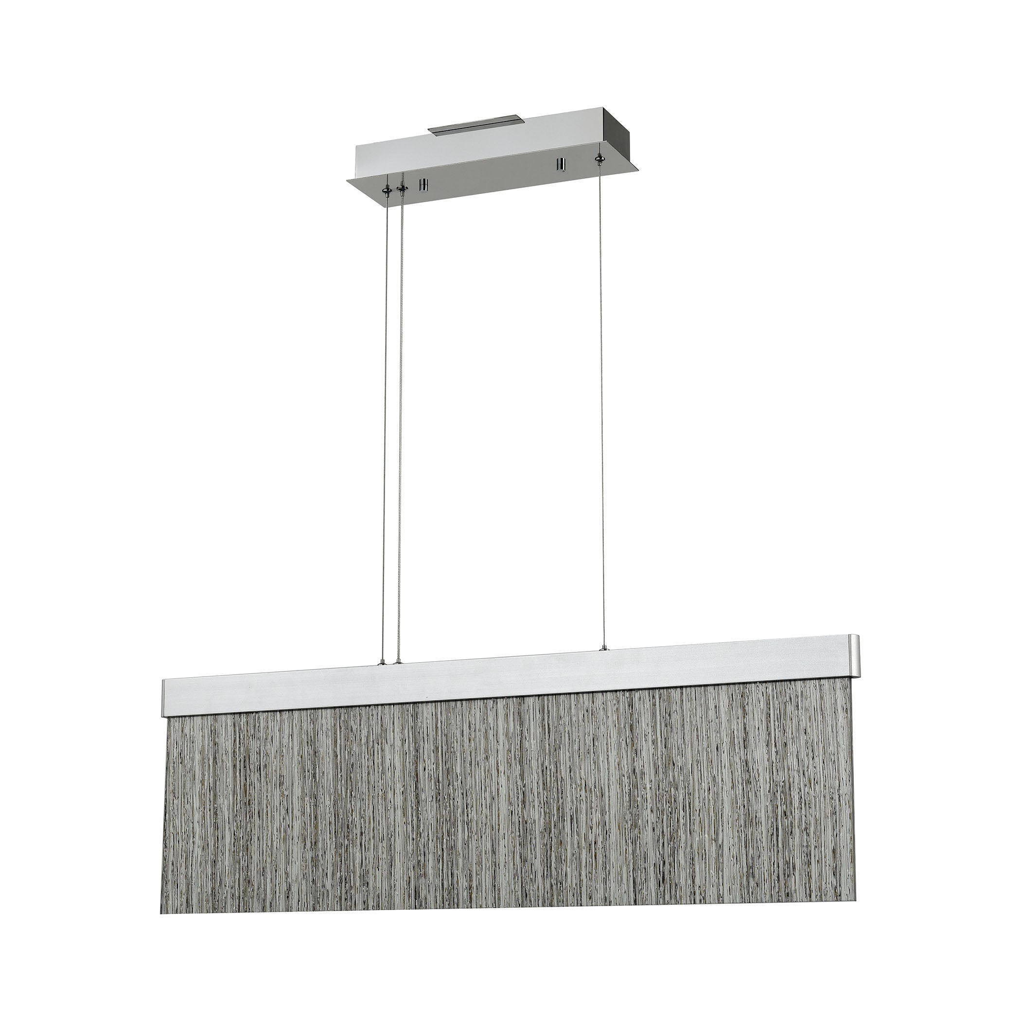 Meadowland 32'' Wide Integrated LED Linear Chandelier - Silver