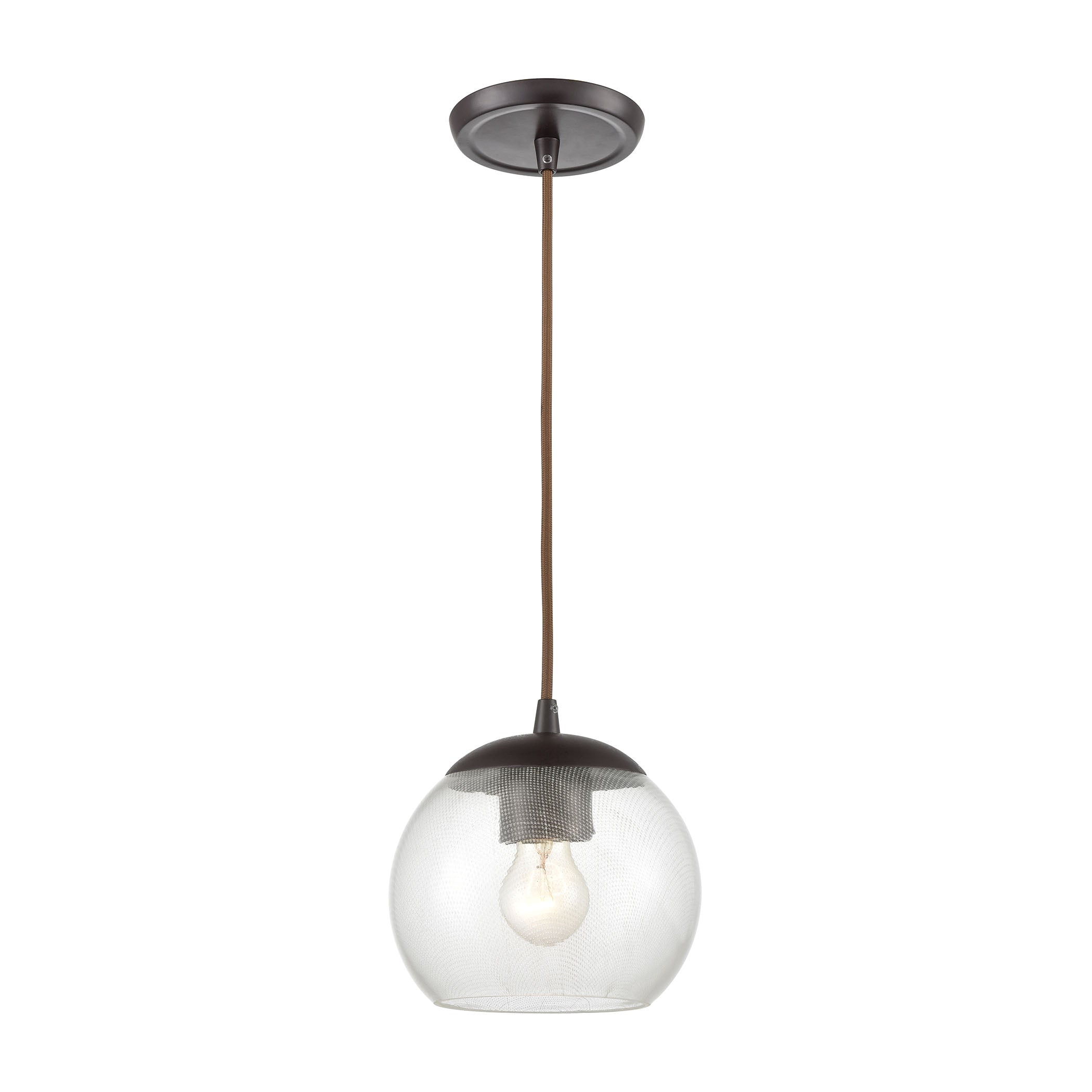 Kendal 8'' Wide 1-Light Mini Pendant - Oil Rubbed Bronze