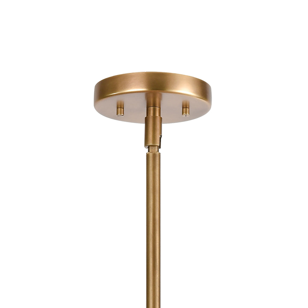 Erindale 36'' Wide 6-Light Linear Chandelier - Natural Brass