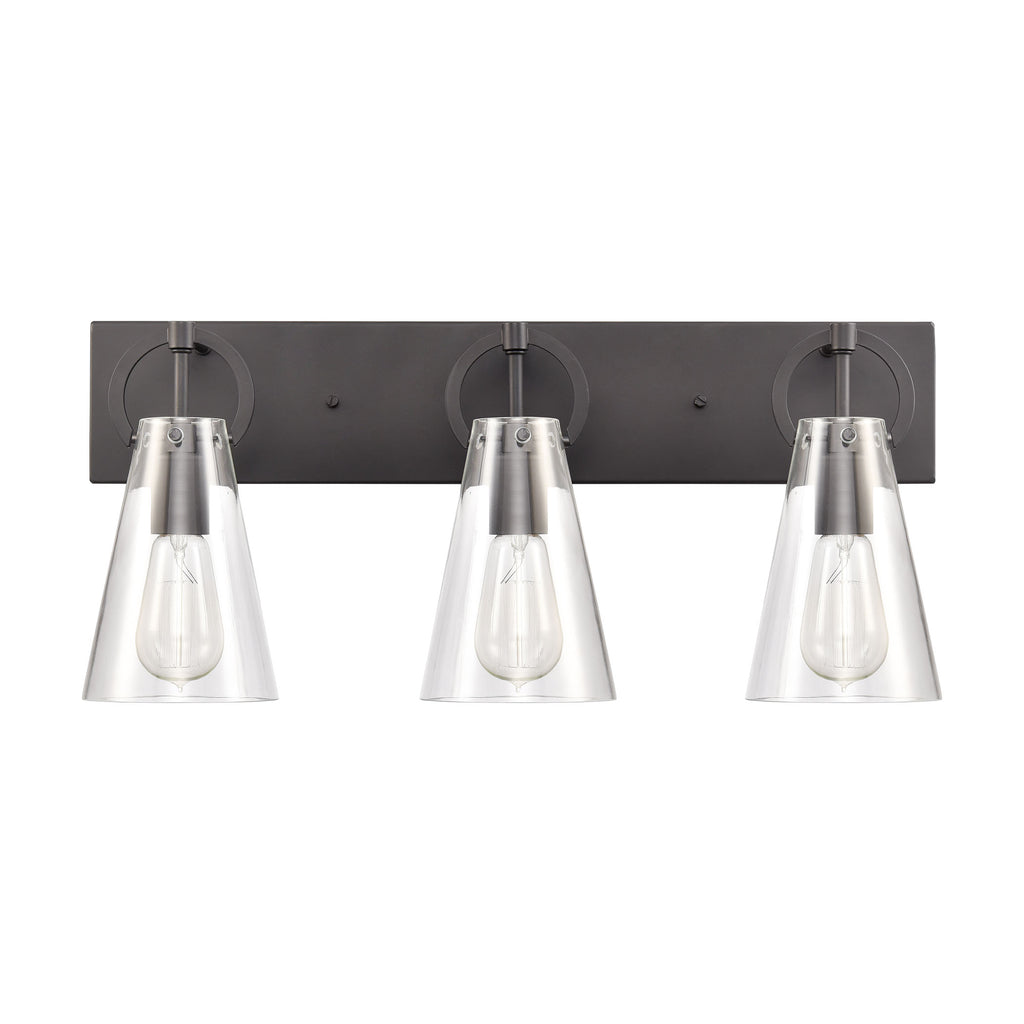 Gabby 23'' Wide 3-Light Vanity Light - Matte Black