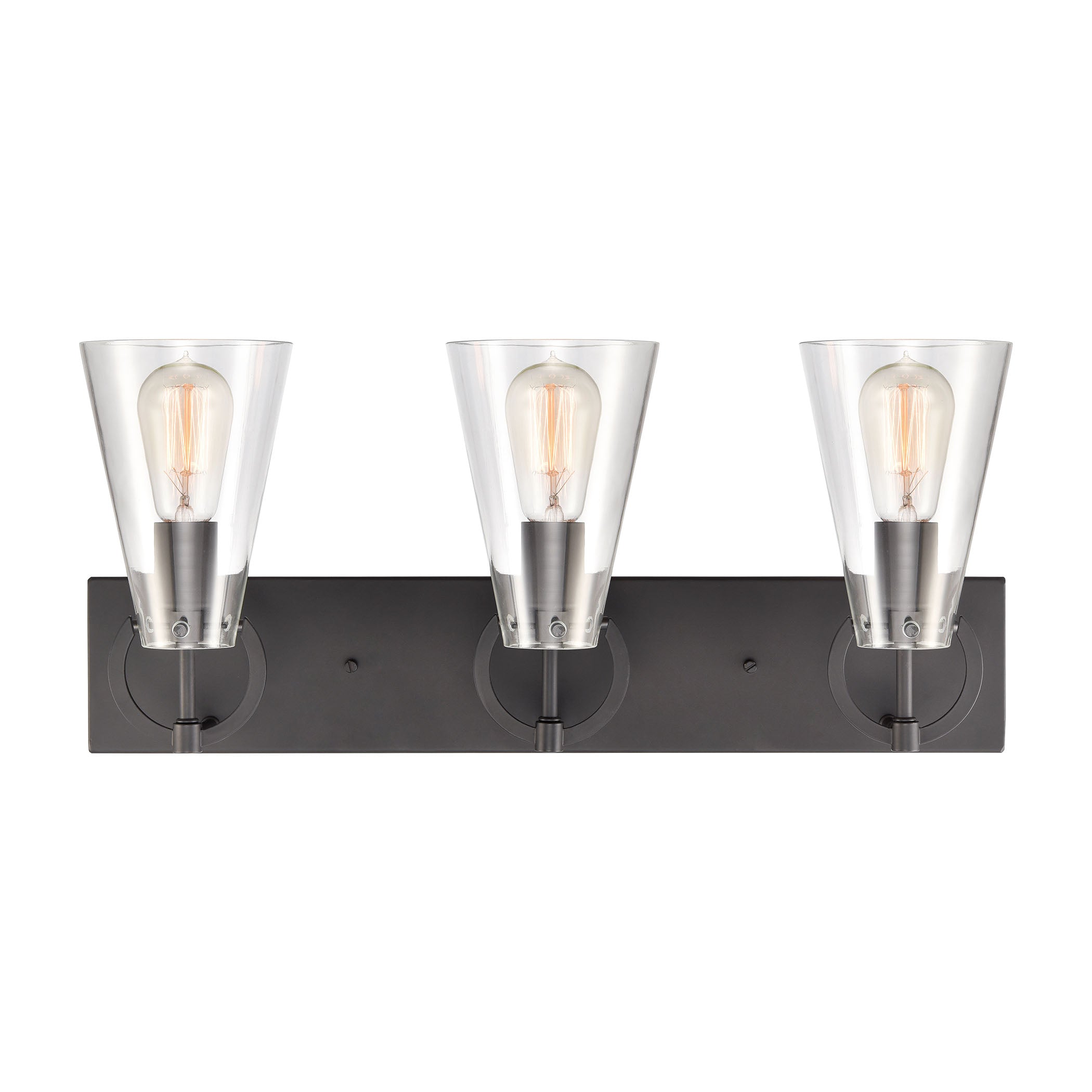Gabby 23'' Wide 3-Light Vanity Light - Matte Black