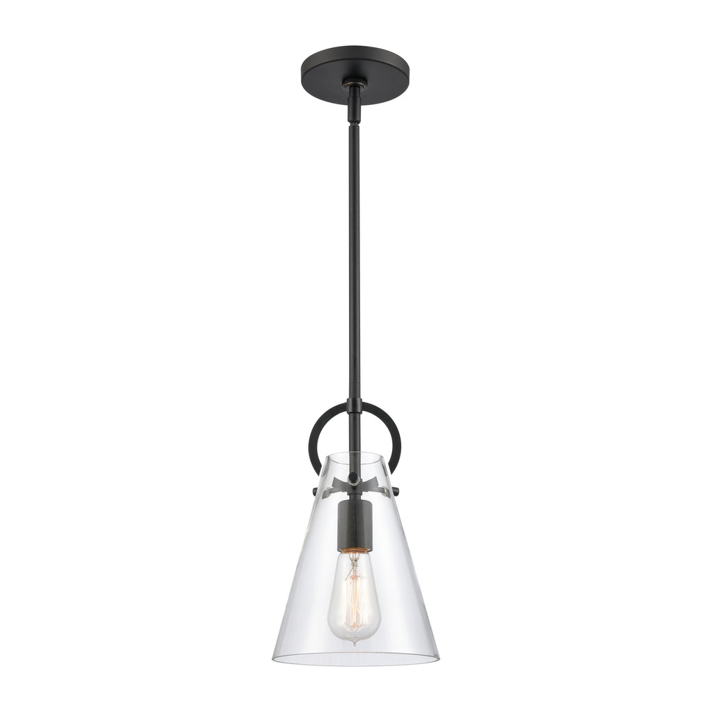 Gabby 7'' Wide 1-Light Mini Pendant - Matte Black
