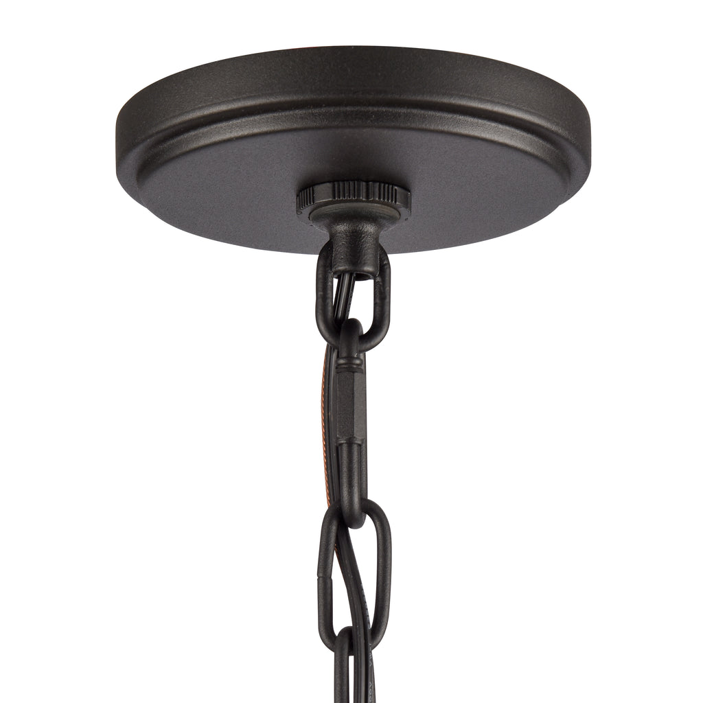 Neville 28'' Wide 8-Light Chandelier - Charcoal Black