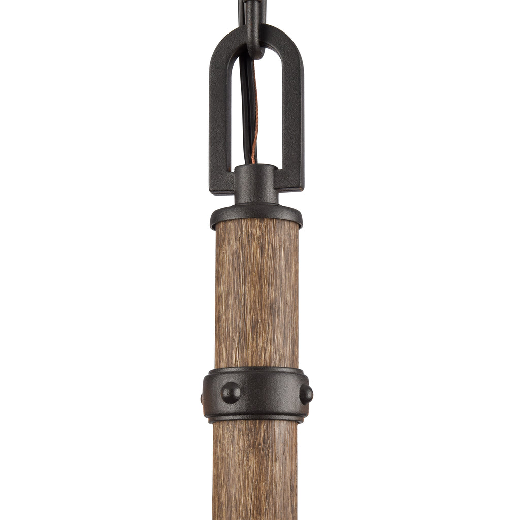 Neville 28'' Wide 8-Light Chandelier - Charcoal Black
