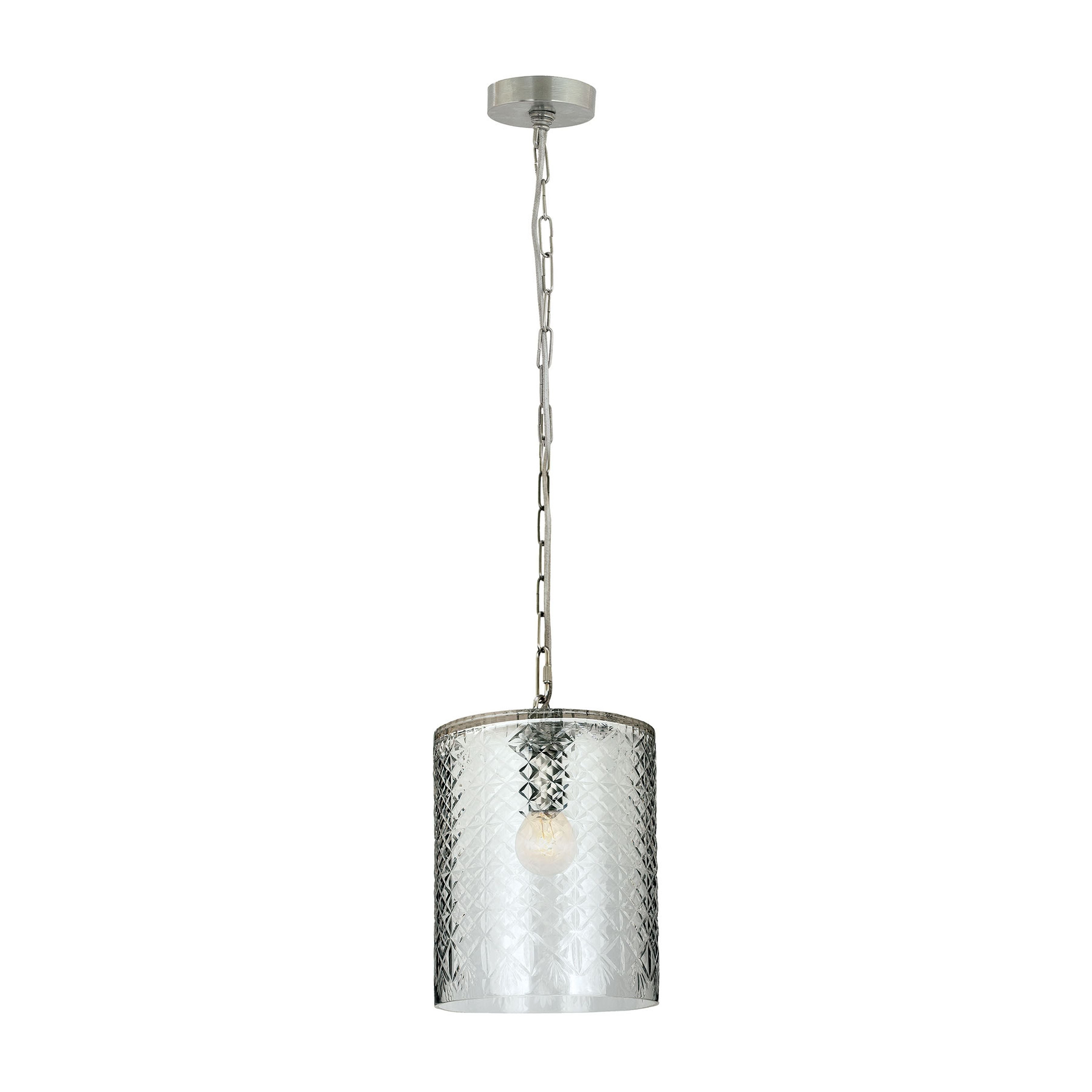 Diamont 6'' Wide 1-Light Mini Pendant - Nickel