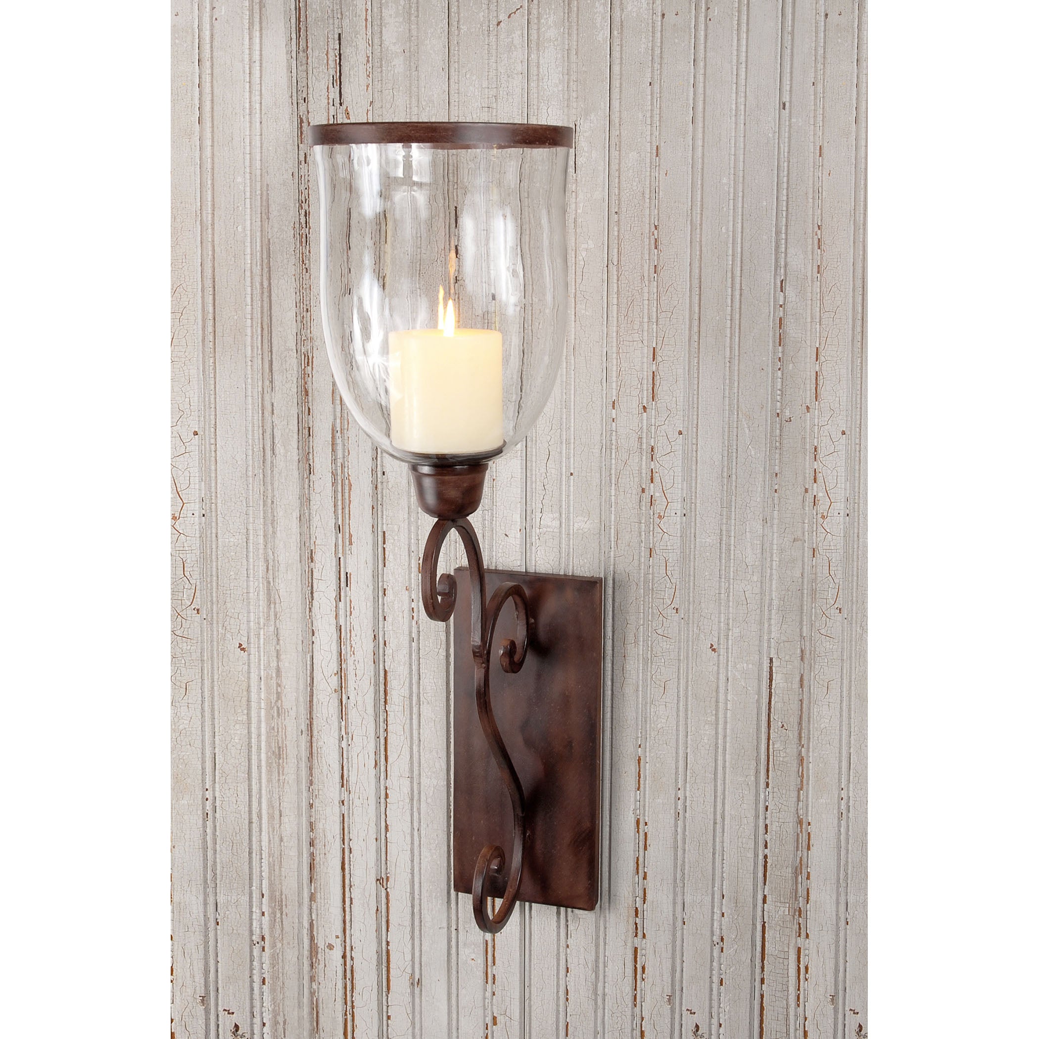 Montana Wall Candleholder - Rustic