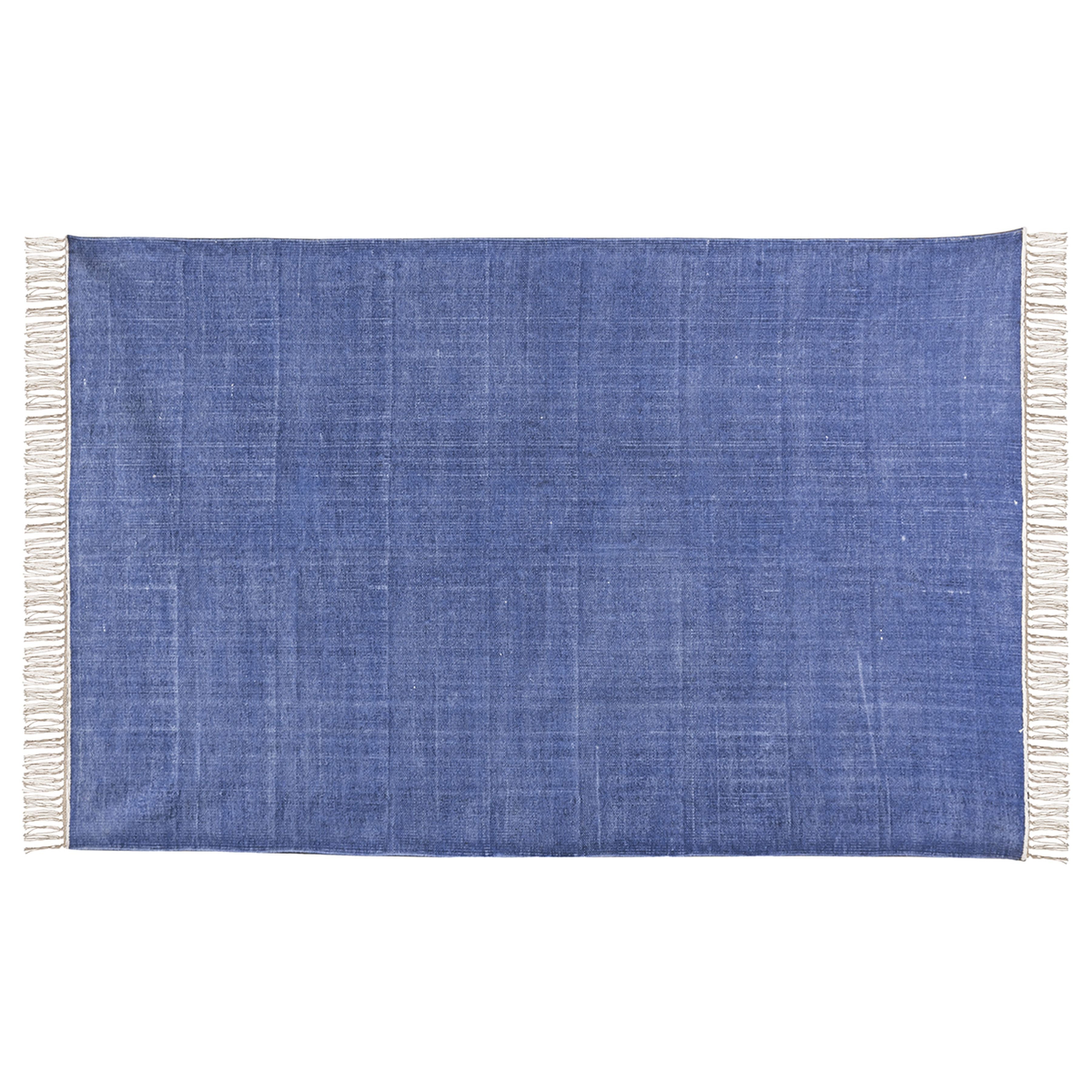 Americana Cotton Rug 48x72 - Blue