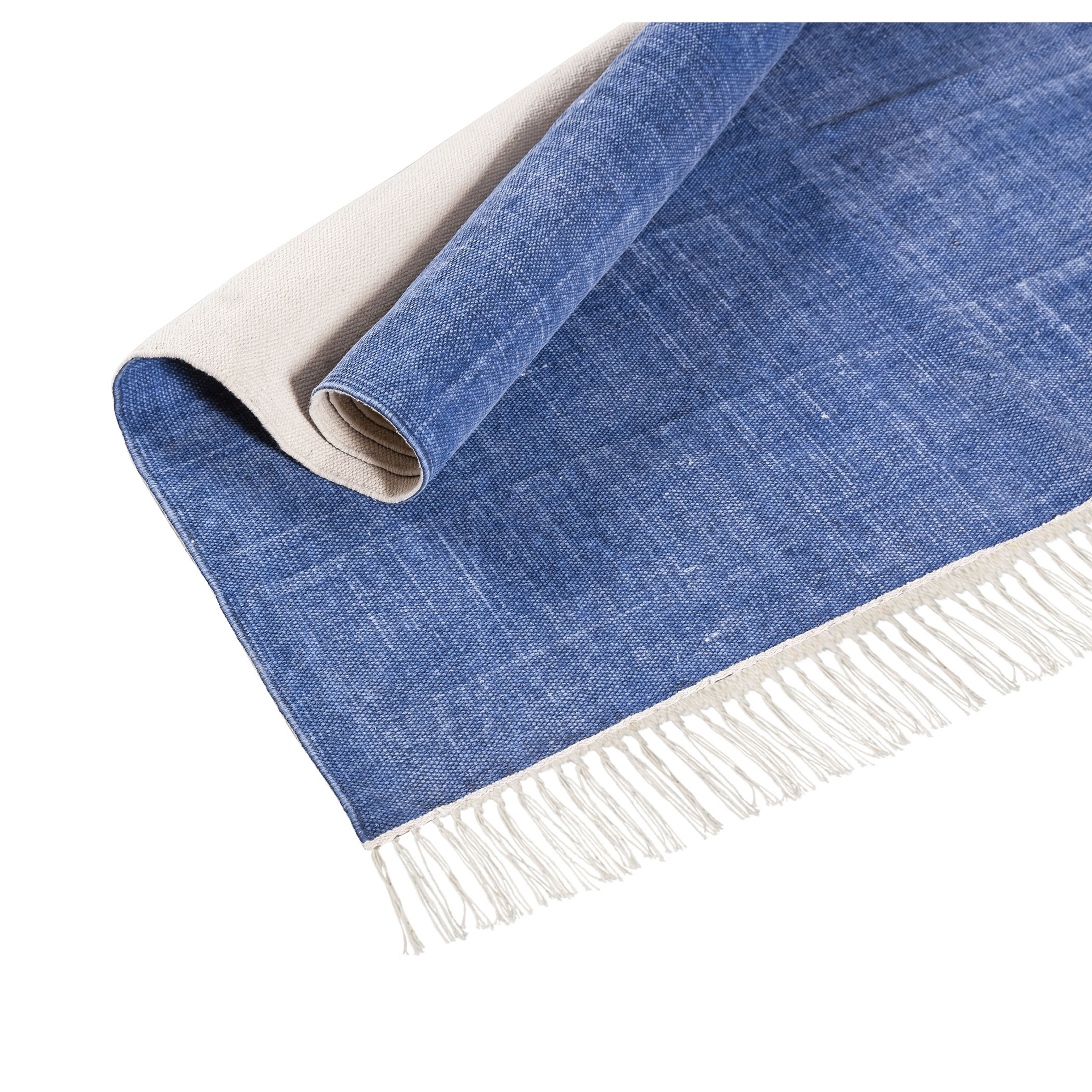 Americana Cotton Rug 48x72 - Blue