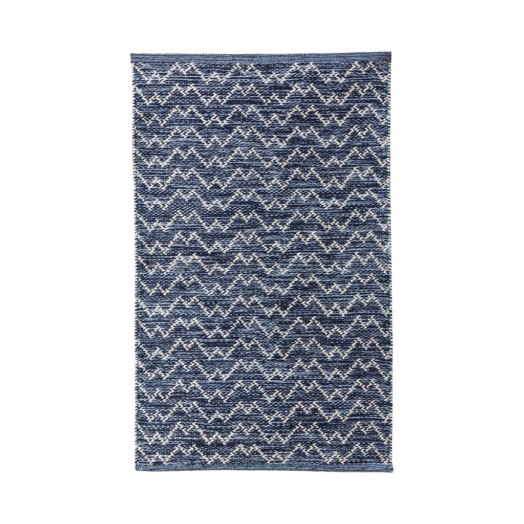 Centura Cotton Rug 24x36 - Blue