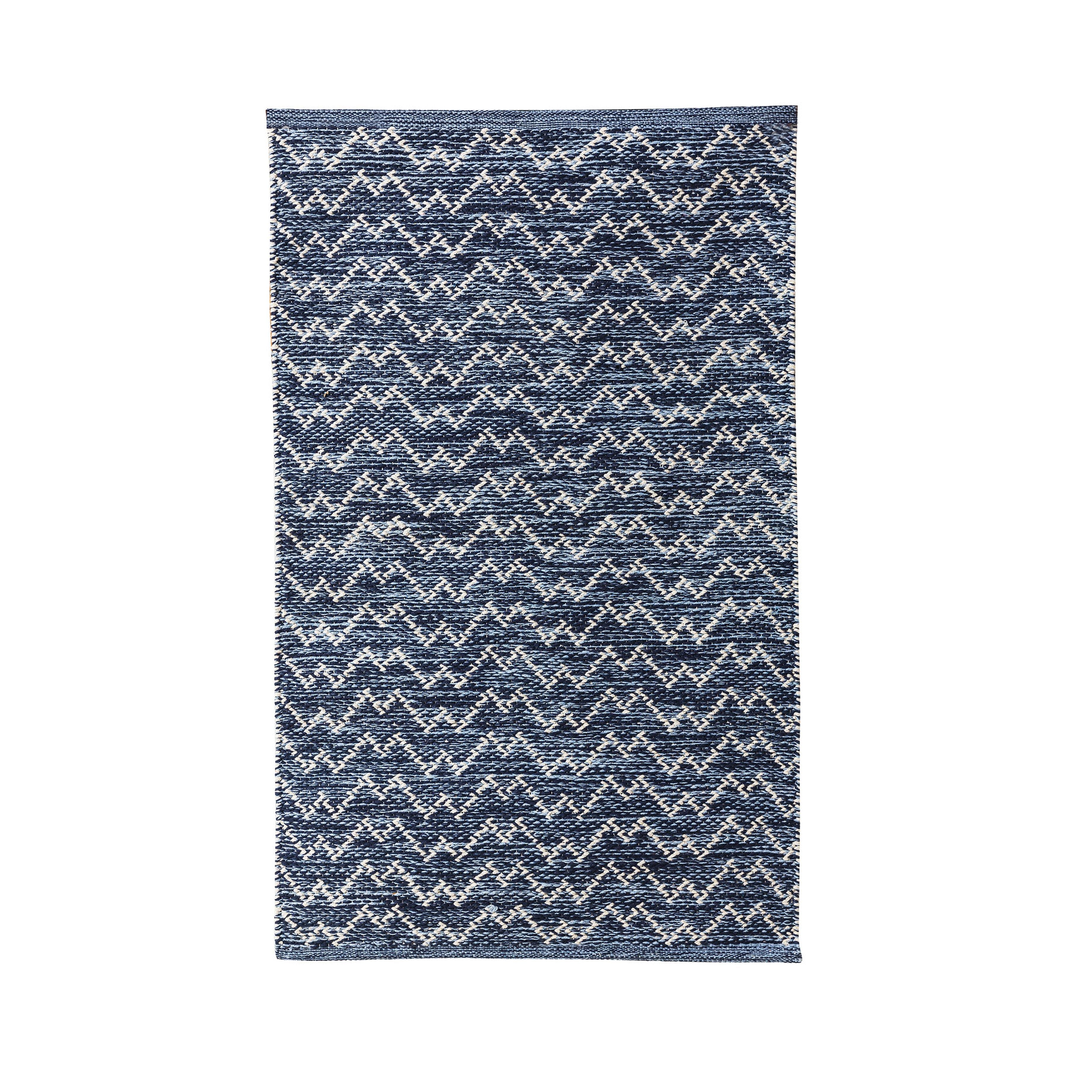 Centura Cotton Rug 24x36 - Blue