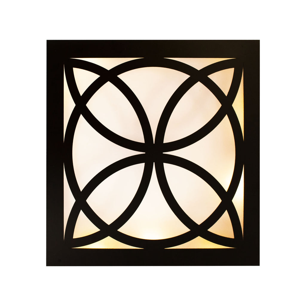 Marakesh LED Dimensional Wall Art - Black