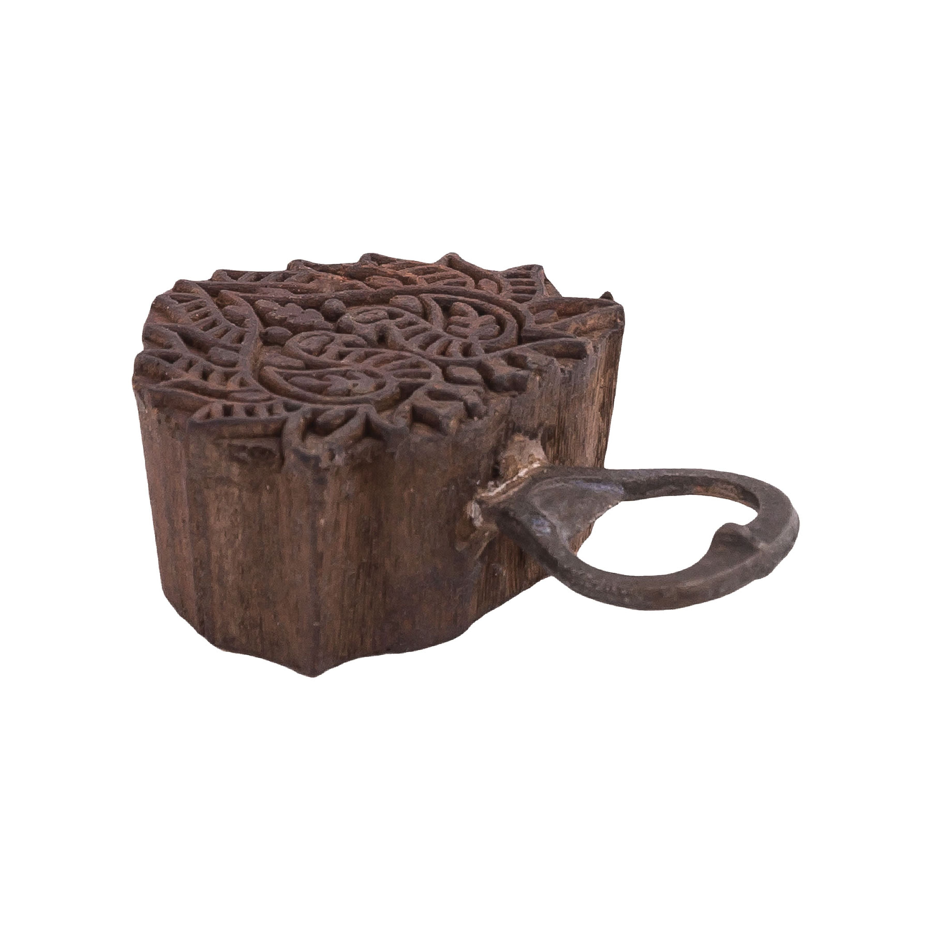 Wood Stamp Bottle Opener -  Assorted Styles Brown