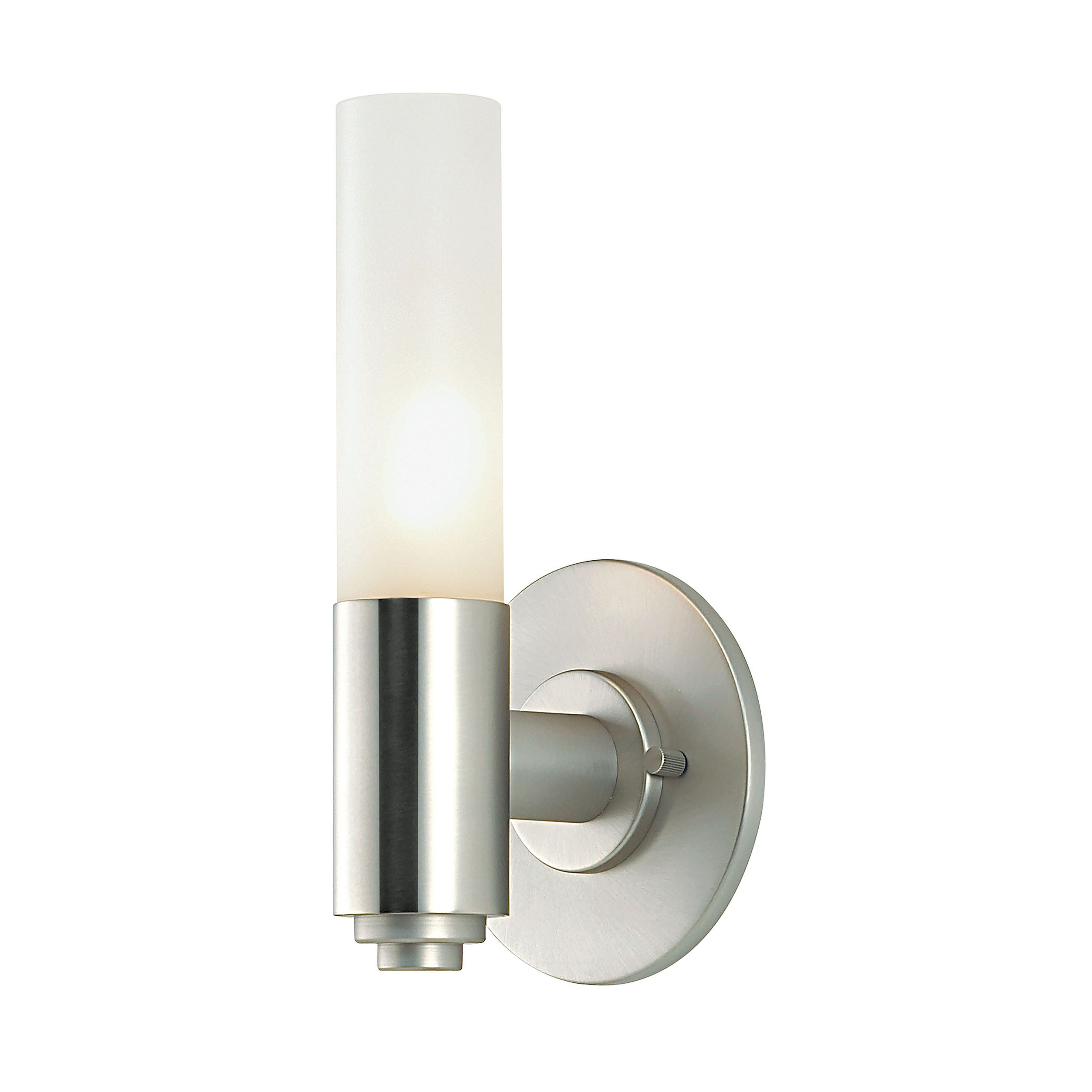 Single Cylinder 5'' Wide 1-Light Wall Sconce - Chrome
