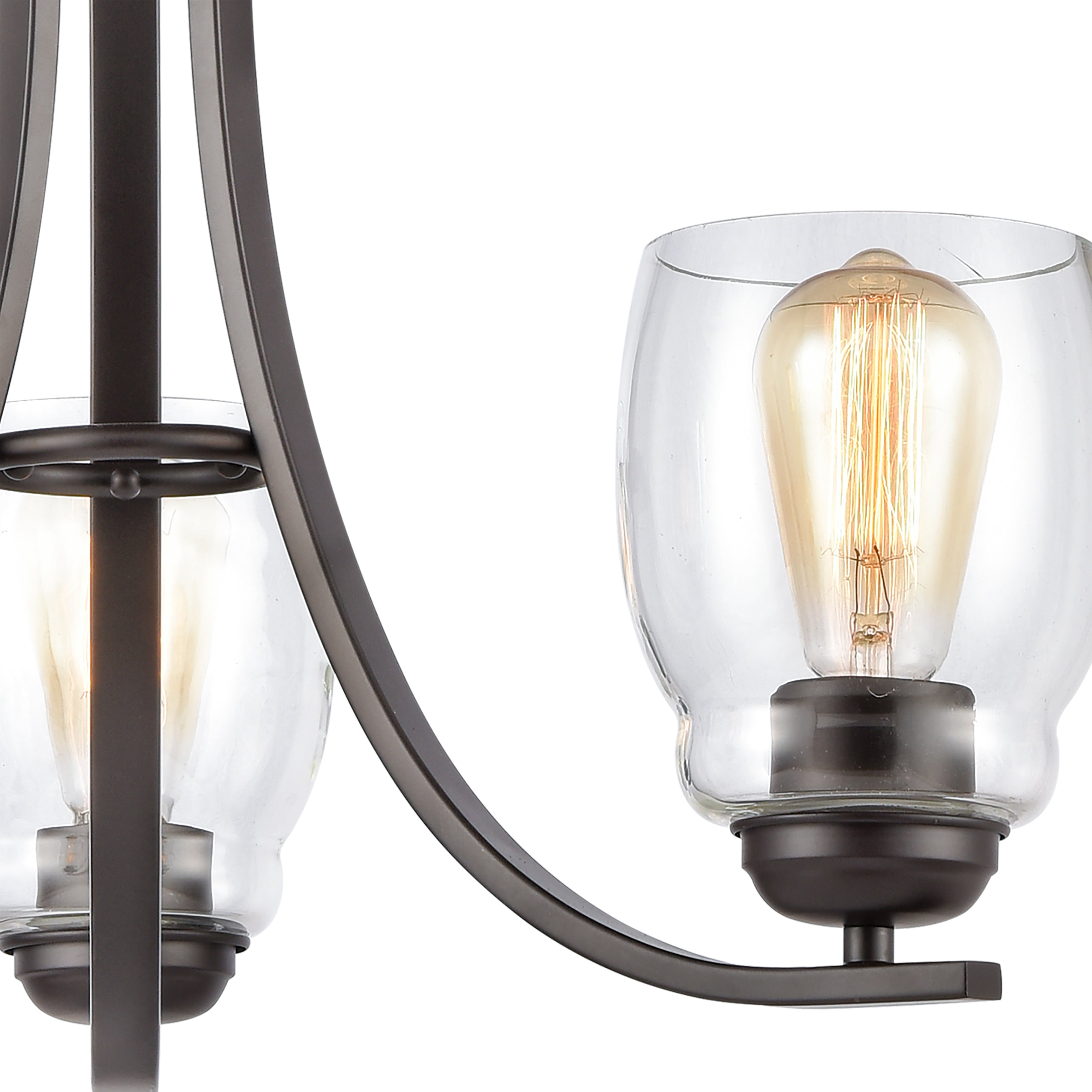 Calistoga 23'' Wide 3-Light Chandelier - Oil Rubbed Bronze