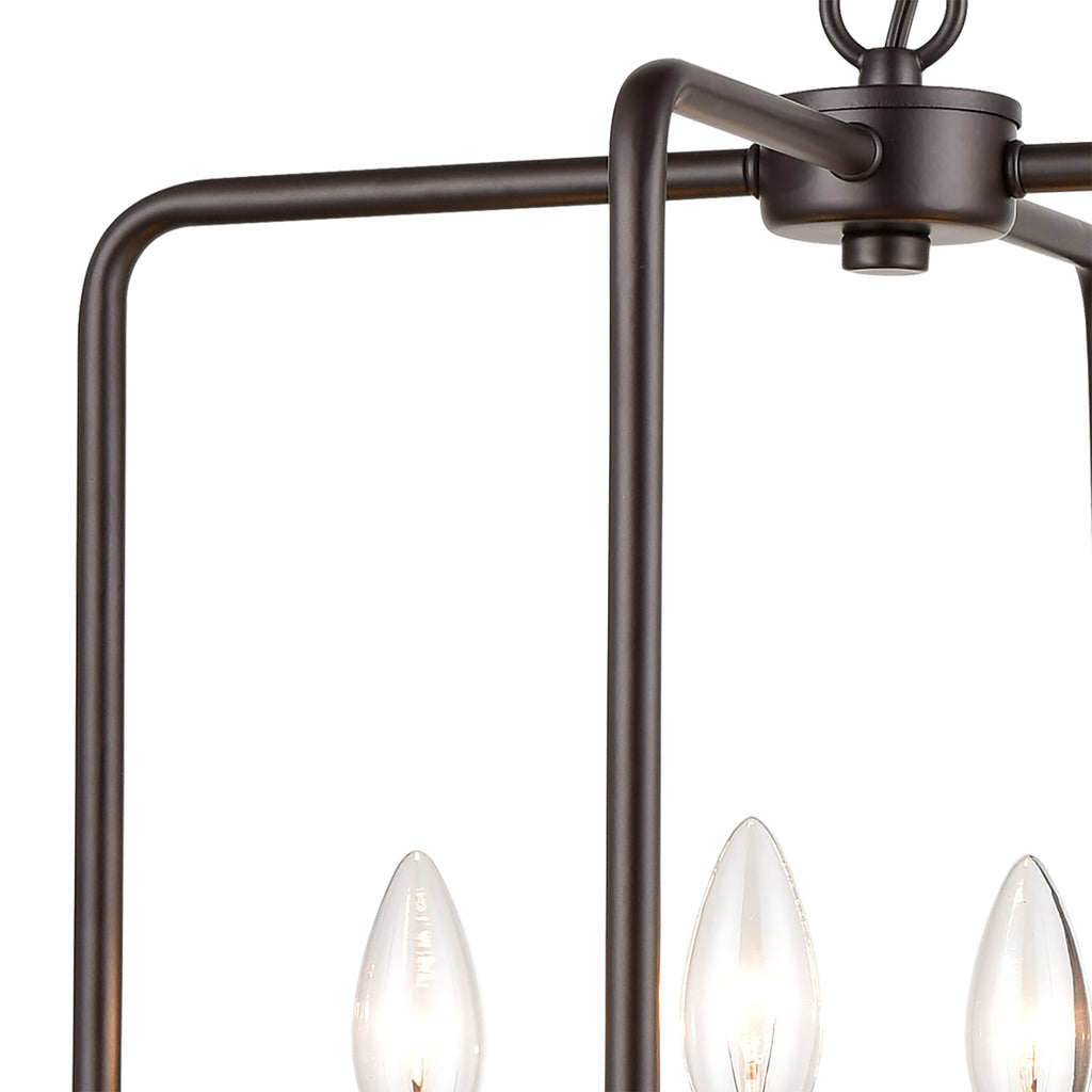 Park Slope 15.75'' Wide 4-Light Pendant - Oil Rubbed Bronze