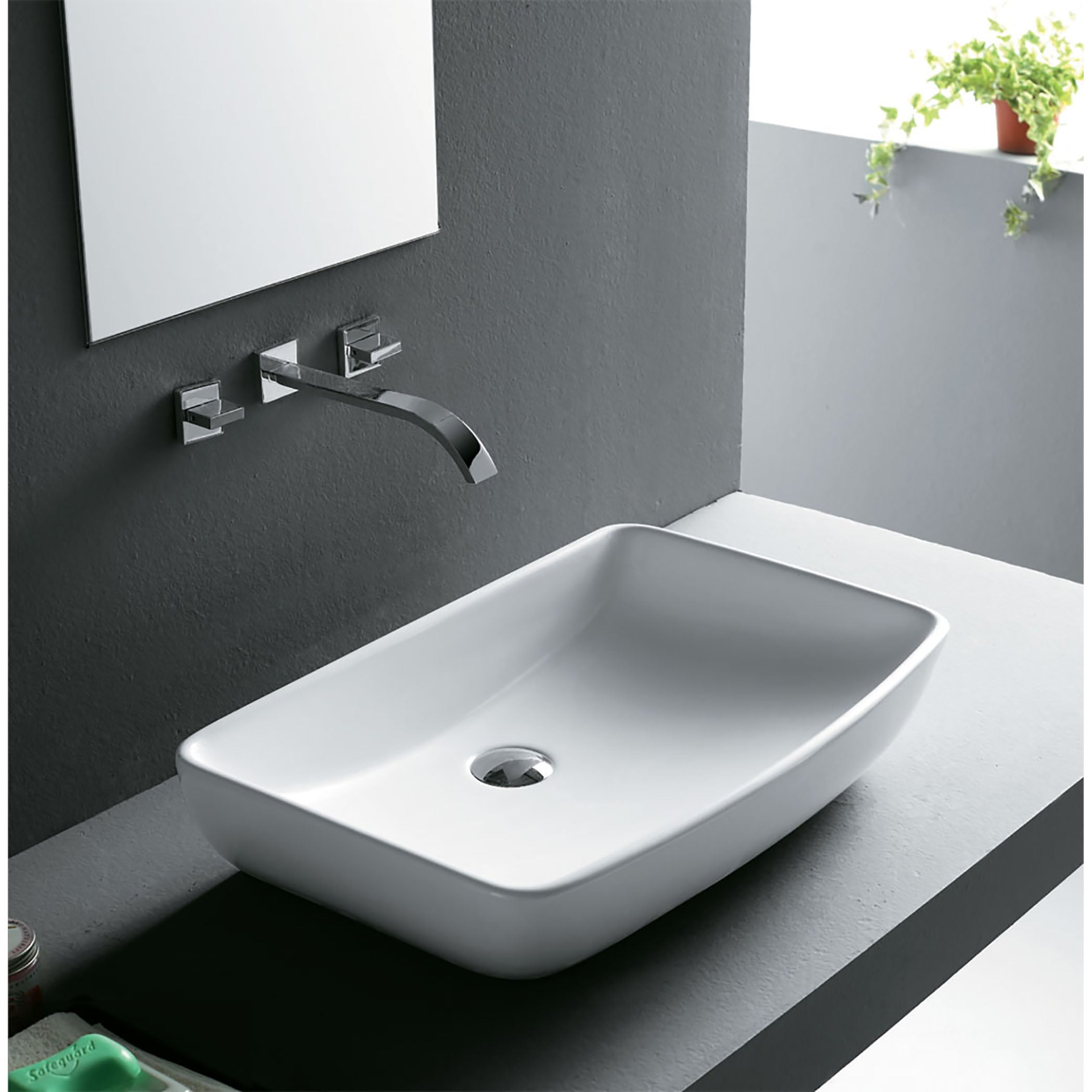 Tessa Sink - Rectangular 23.5'' White