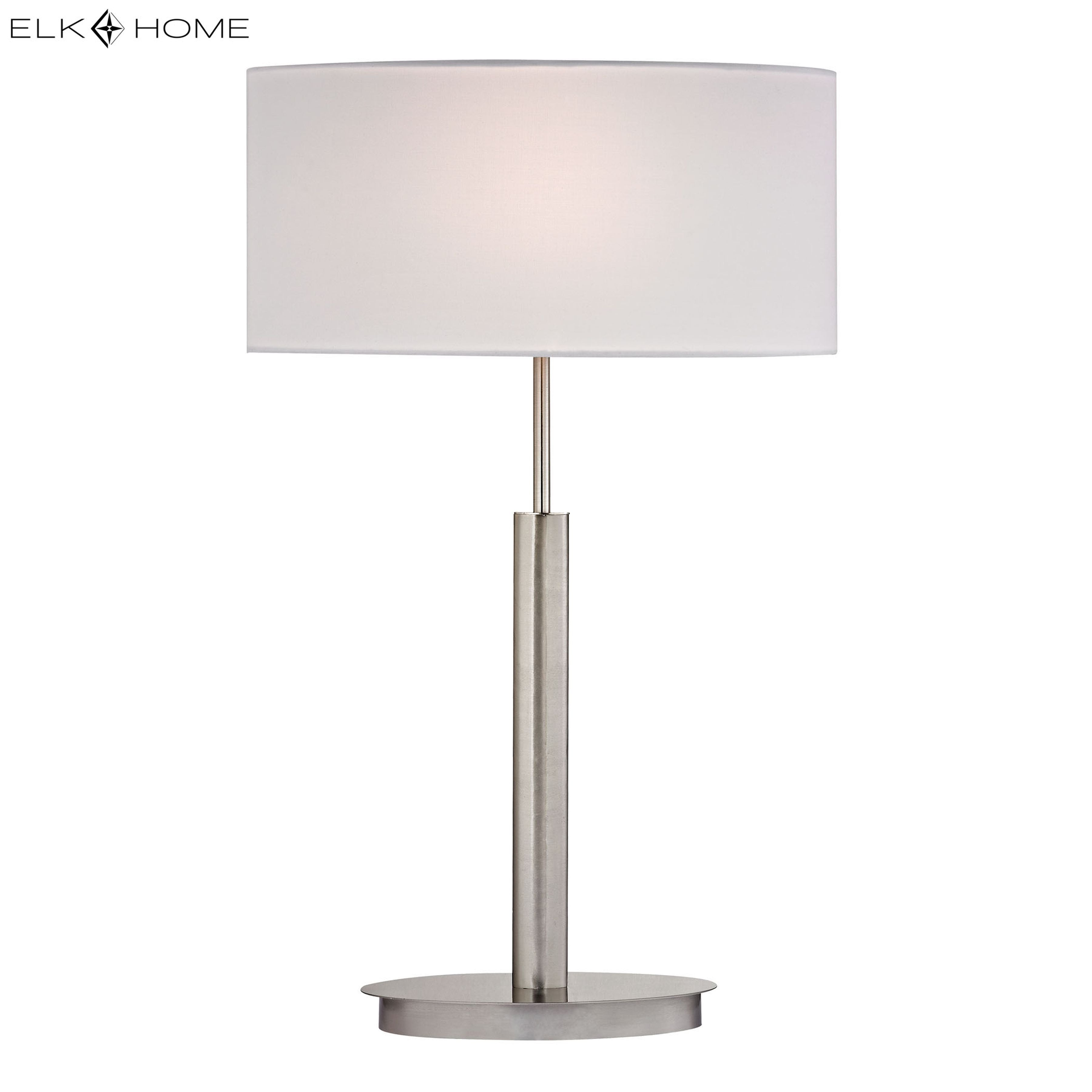 Port Elizabeth 24'' High 1-Light Table Lamp - Satin Nickel
