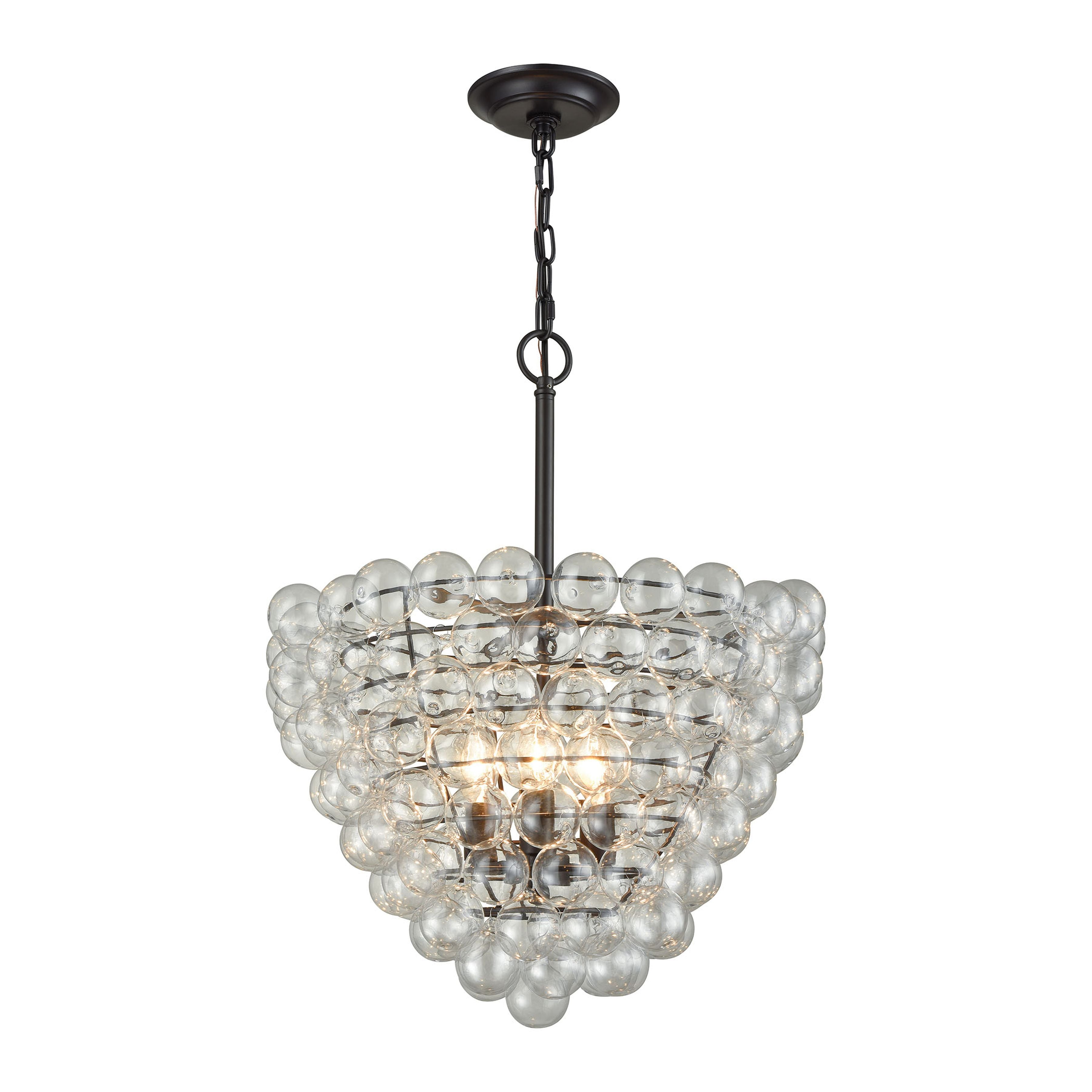Cuvee 19'' Wide 3-Light Chandelier - Oil Rubbed Bronze