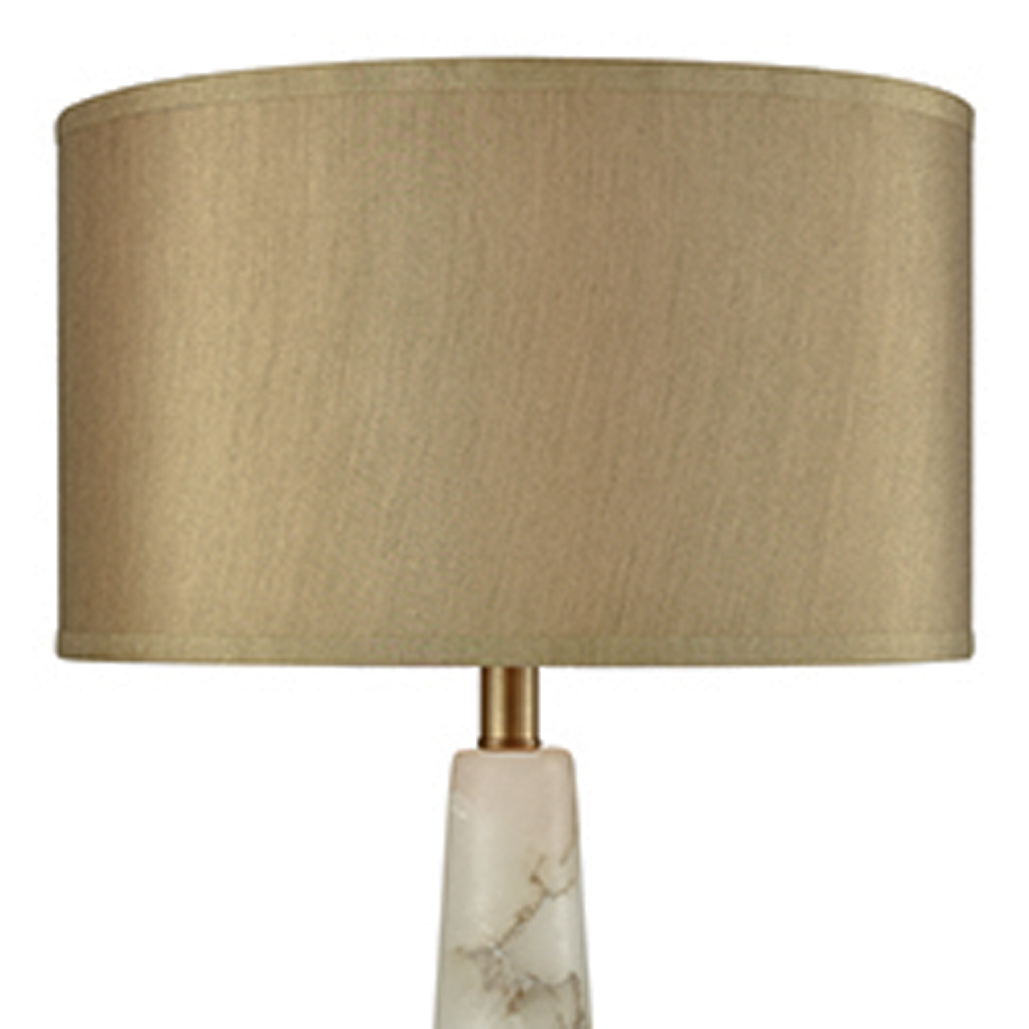 Champagne Float Dark Gold Faux Silk Fabric Table Lamp Shade