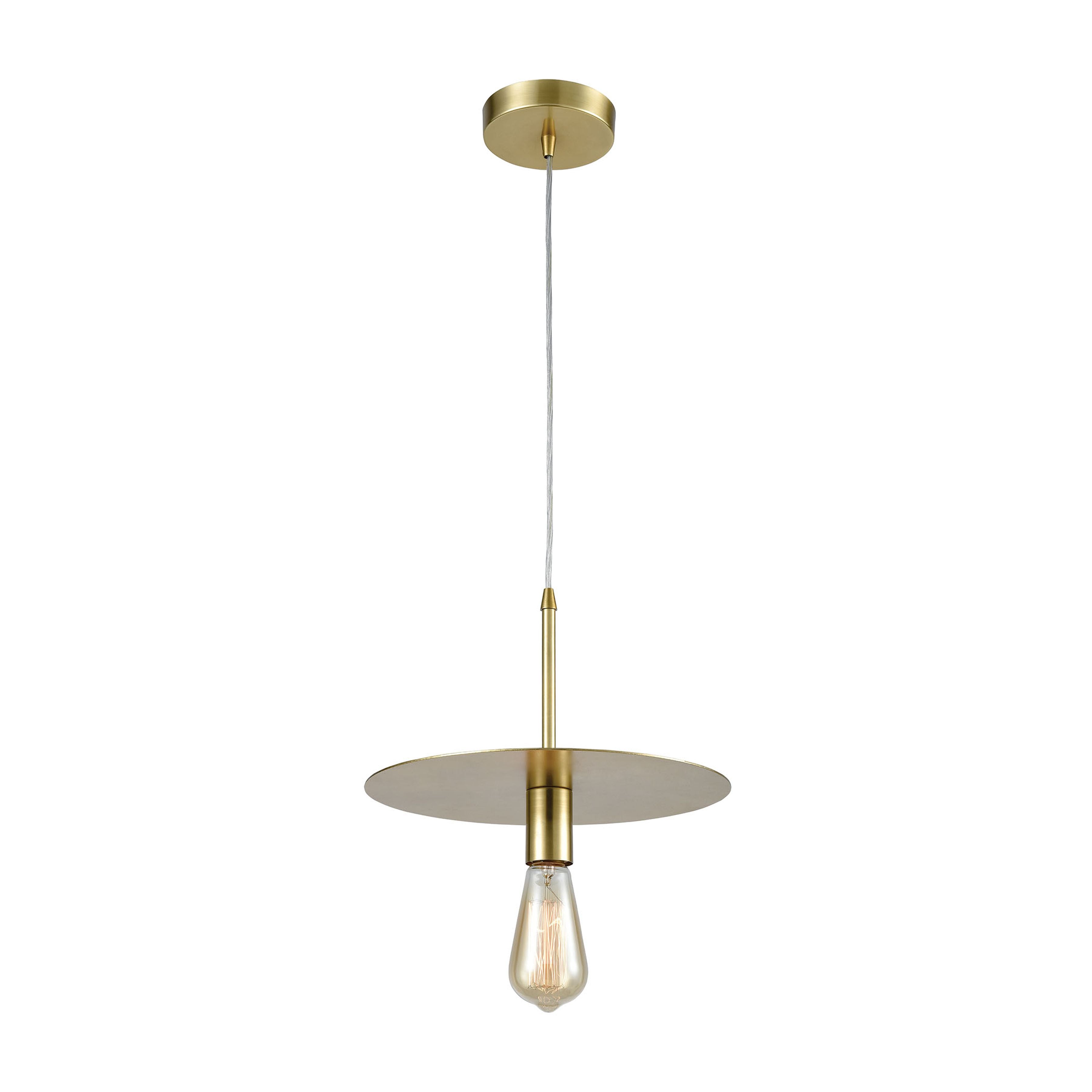 Sunscreen 12'' Wide 1-Light Mini Pendant - New Aged Brass