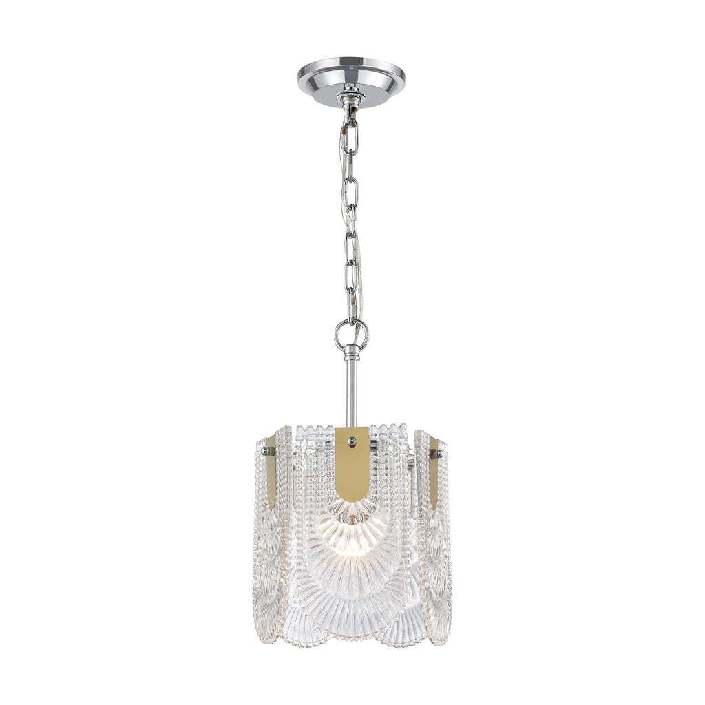 Darjeeling 8.5'' Wide 1-Light Mini Pendant - Clear