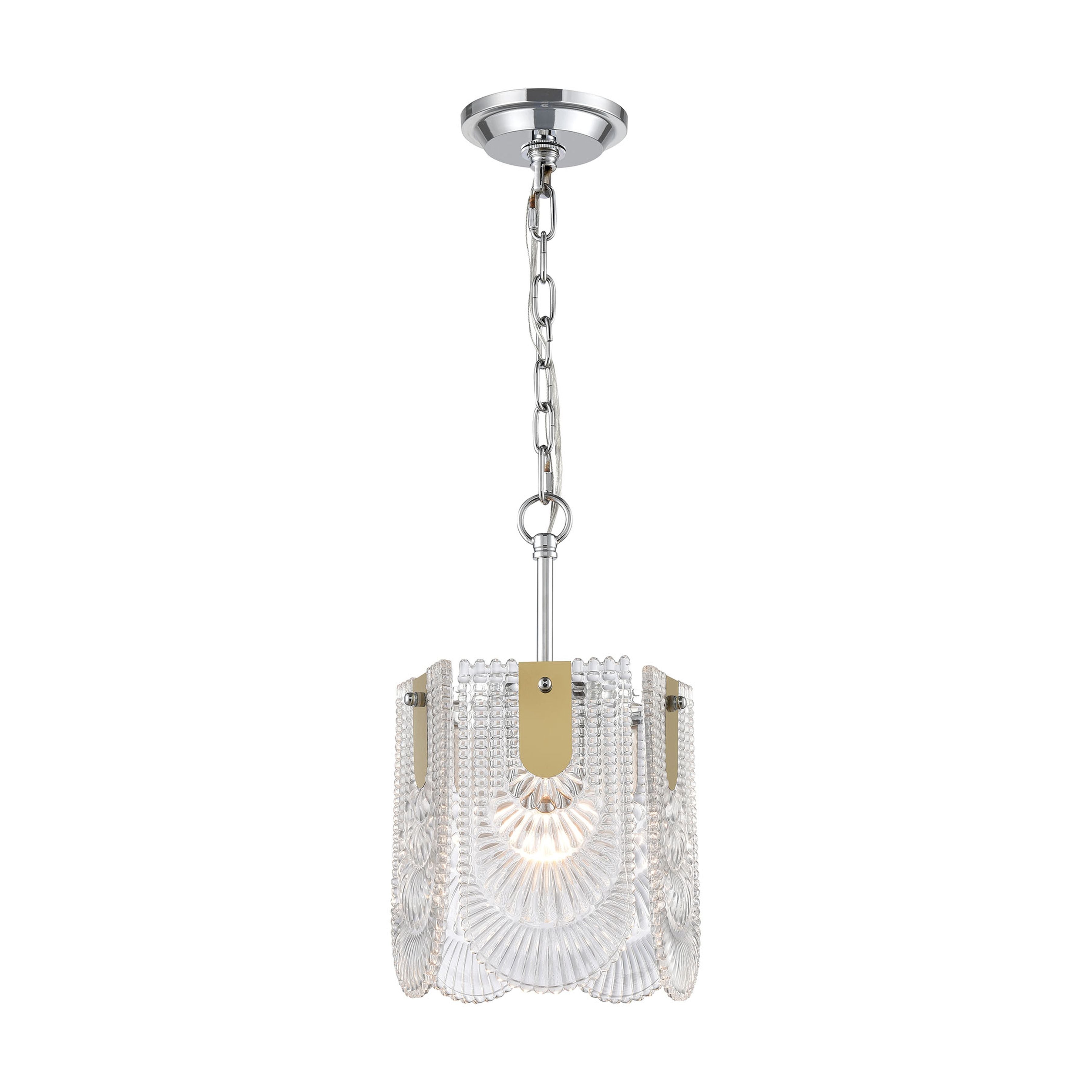 Darjeeling 8.5'' Wide 1-Light Mini Pendant - Clear