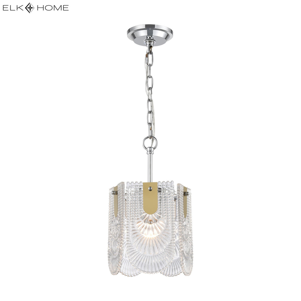 Darjeeling 8.5'' Wide 1-Light Mini Pendant - Clear