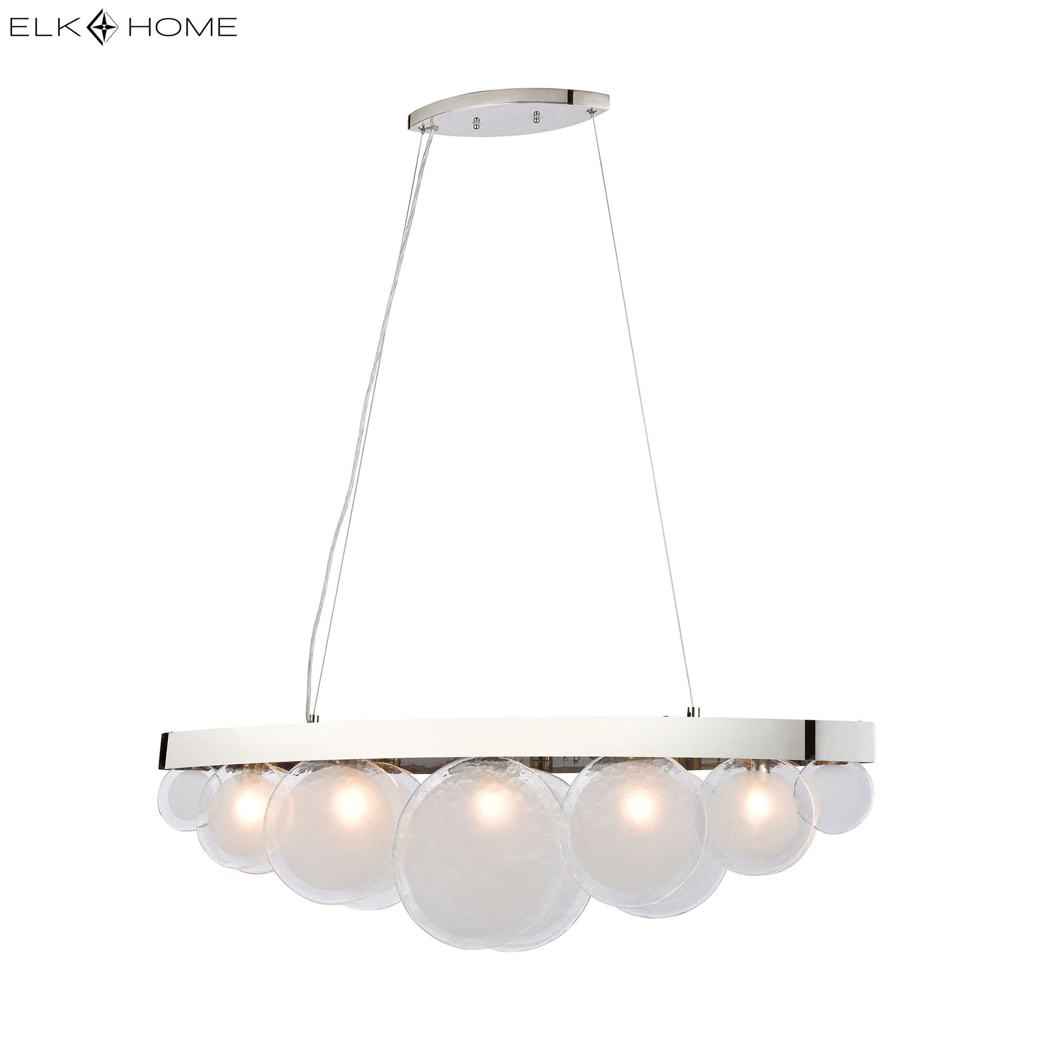 Zoetrope 39.38'' Wide 5-Light Chandelier - Polished Chrome