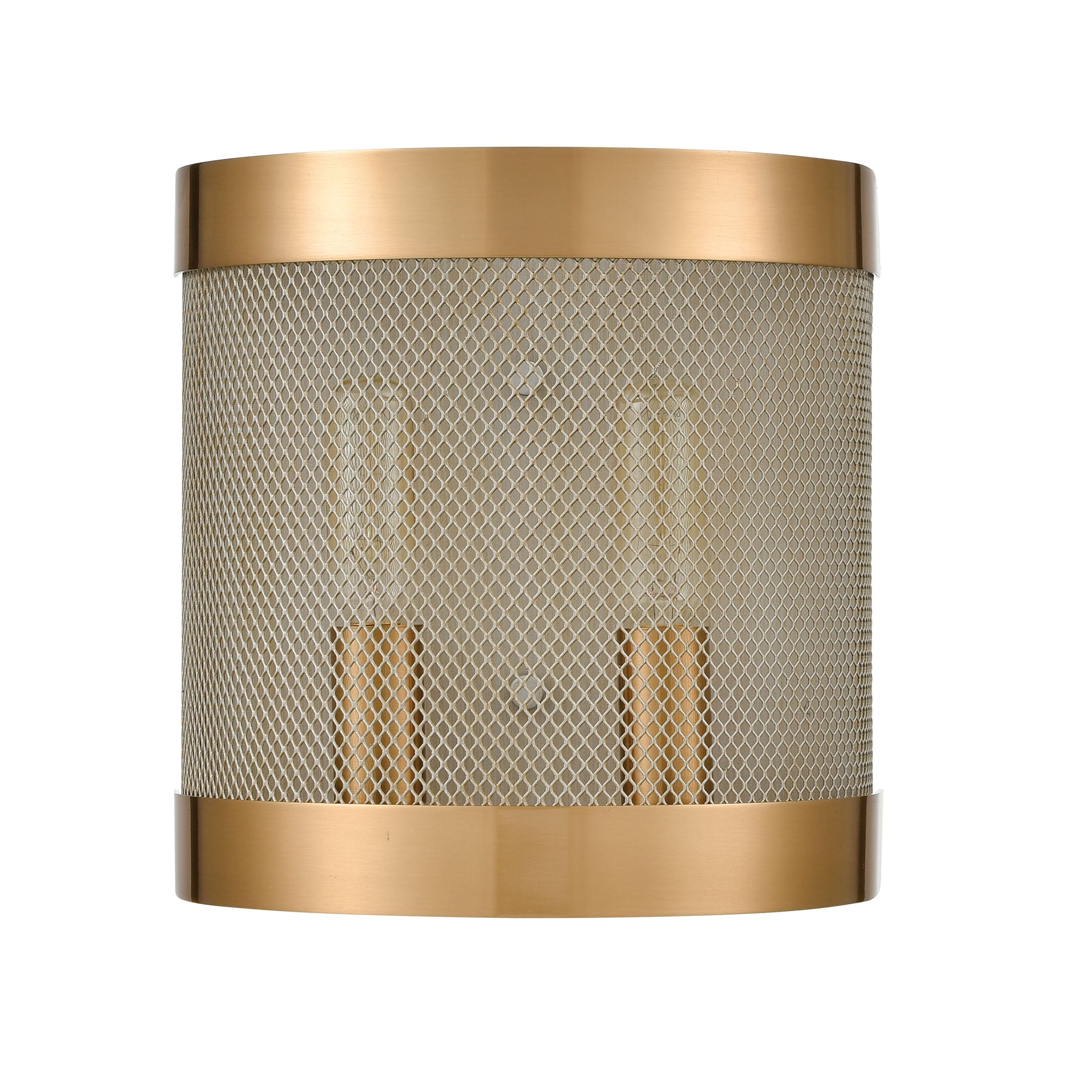 Line in the Sand 8'' High 2-Light Sconce - Satin Brass
