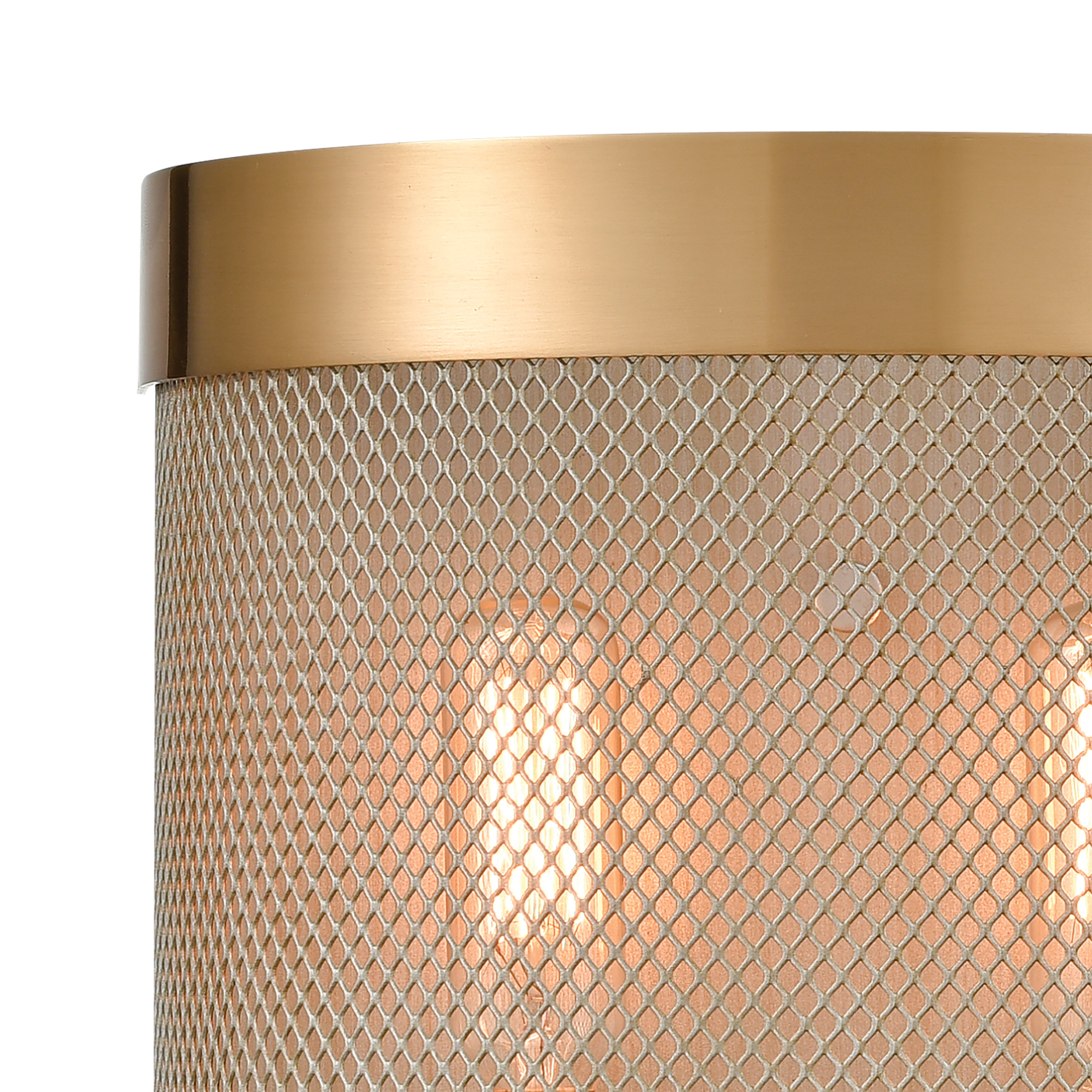 Line in the Sand 8'' High 2-Light Sconce - Satin Brass