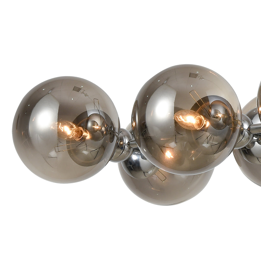 Affinity 45'' Wide 10-Light Chandelier - Chrome