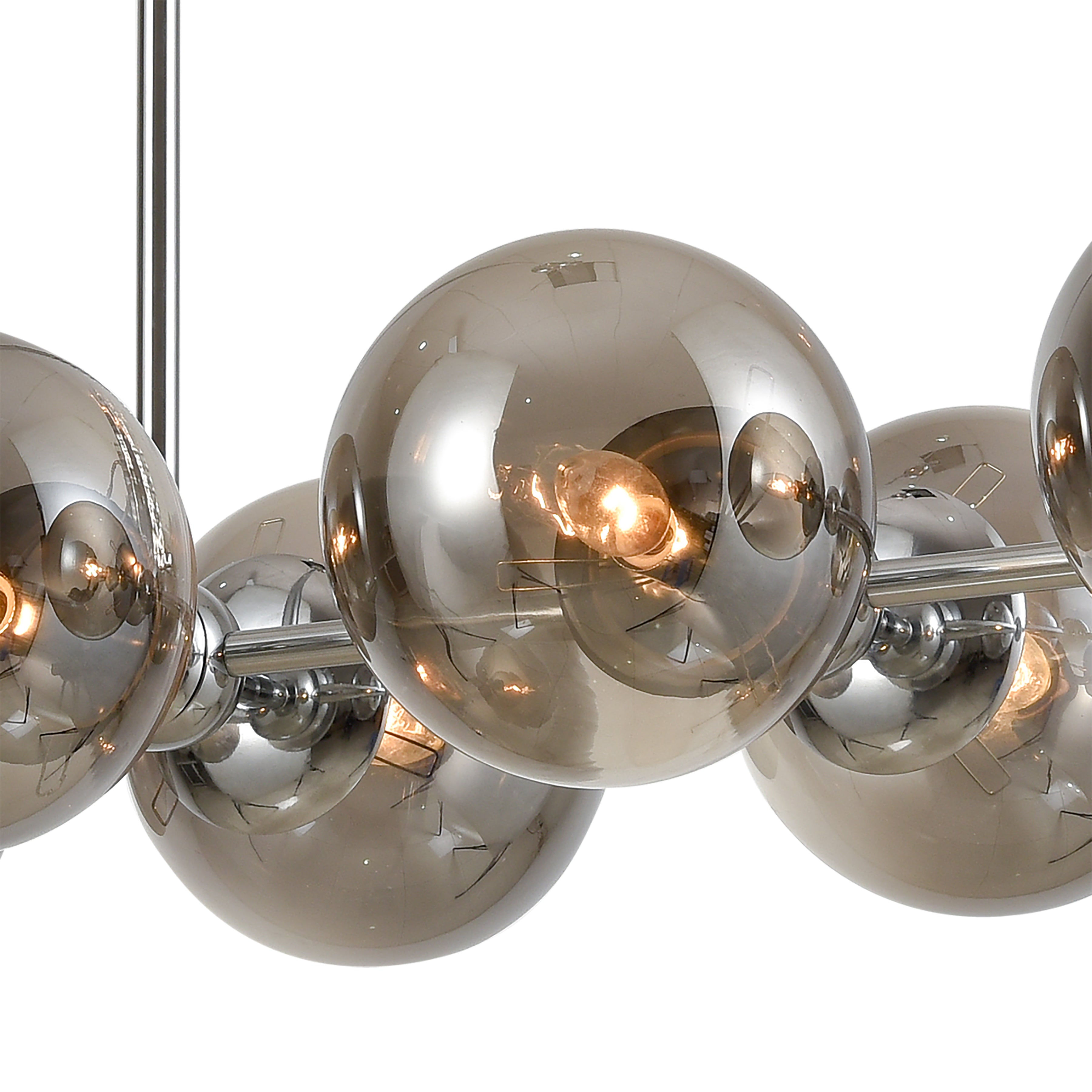 Affinity 45'' Wide 10-Light Chandelier - Chrome