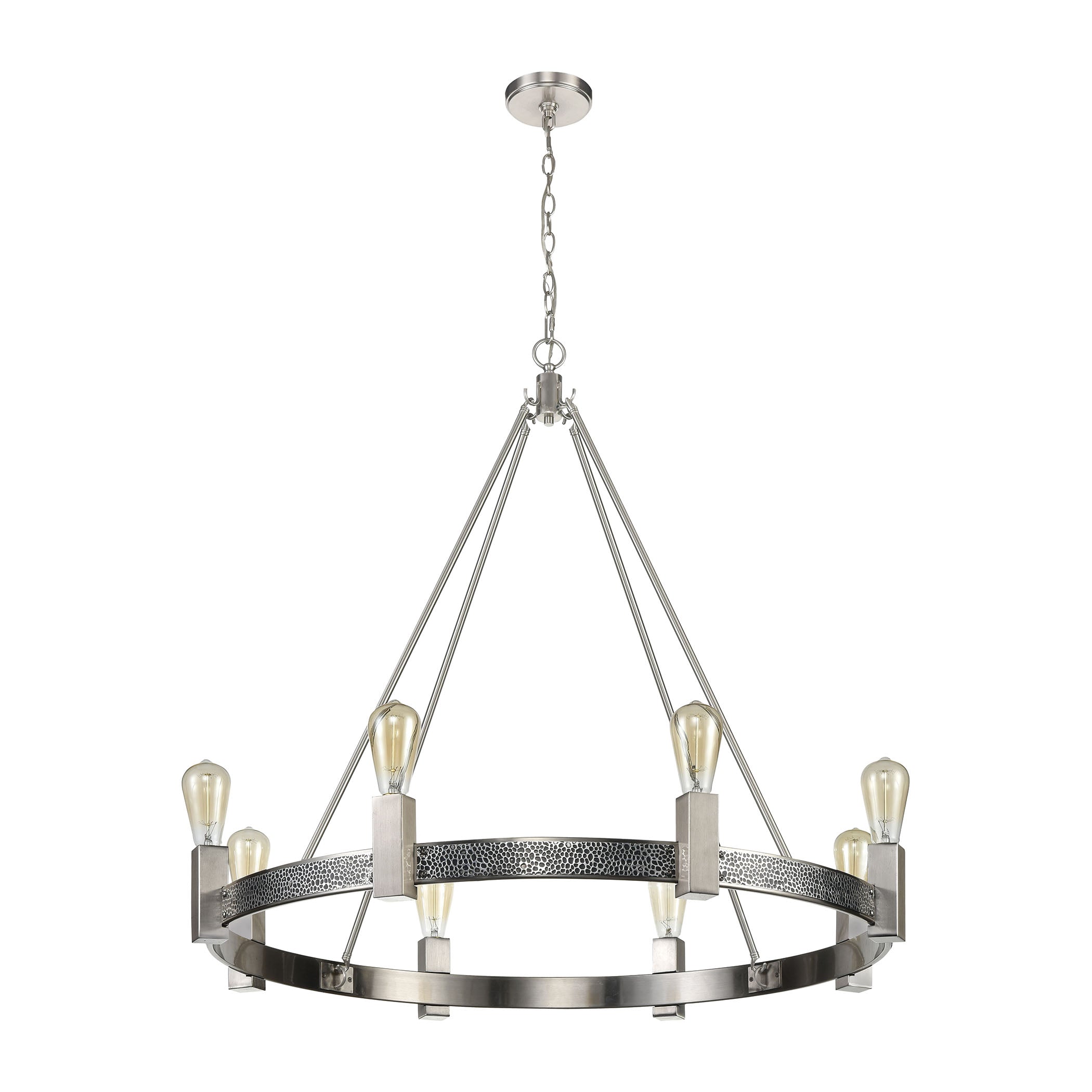 Impression 36.25'' Wide 8-Light Chandelier - Silver