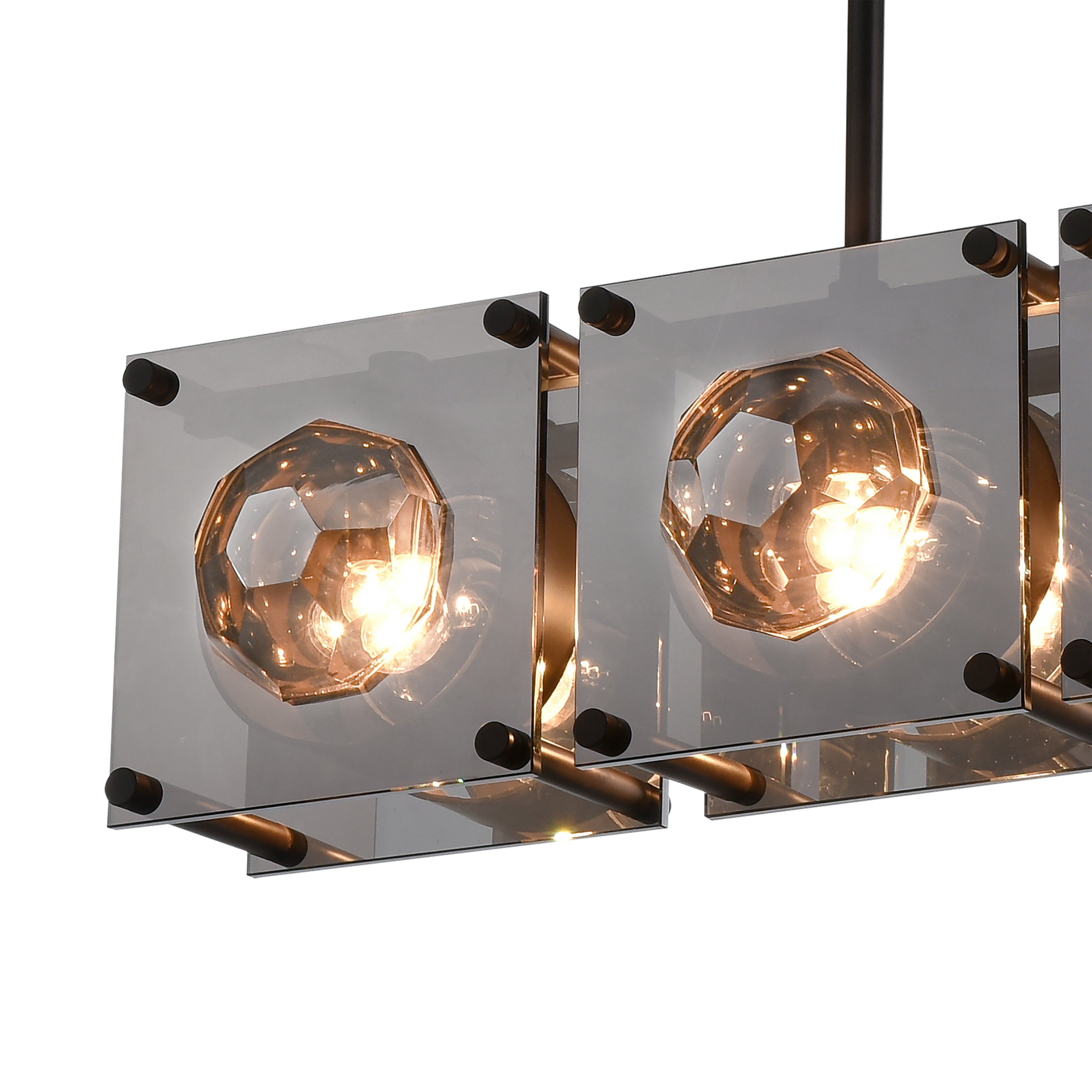 Brilliance 43'' Wide 5-Light Linear Chandelier - Oil Rubbed Bronze