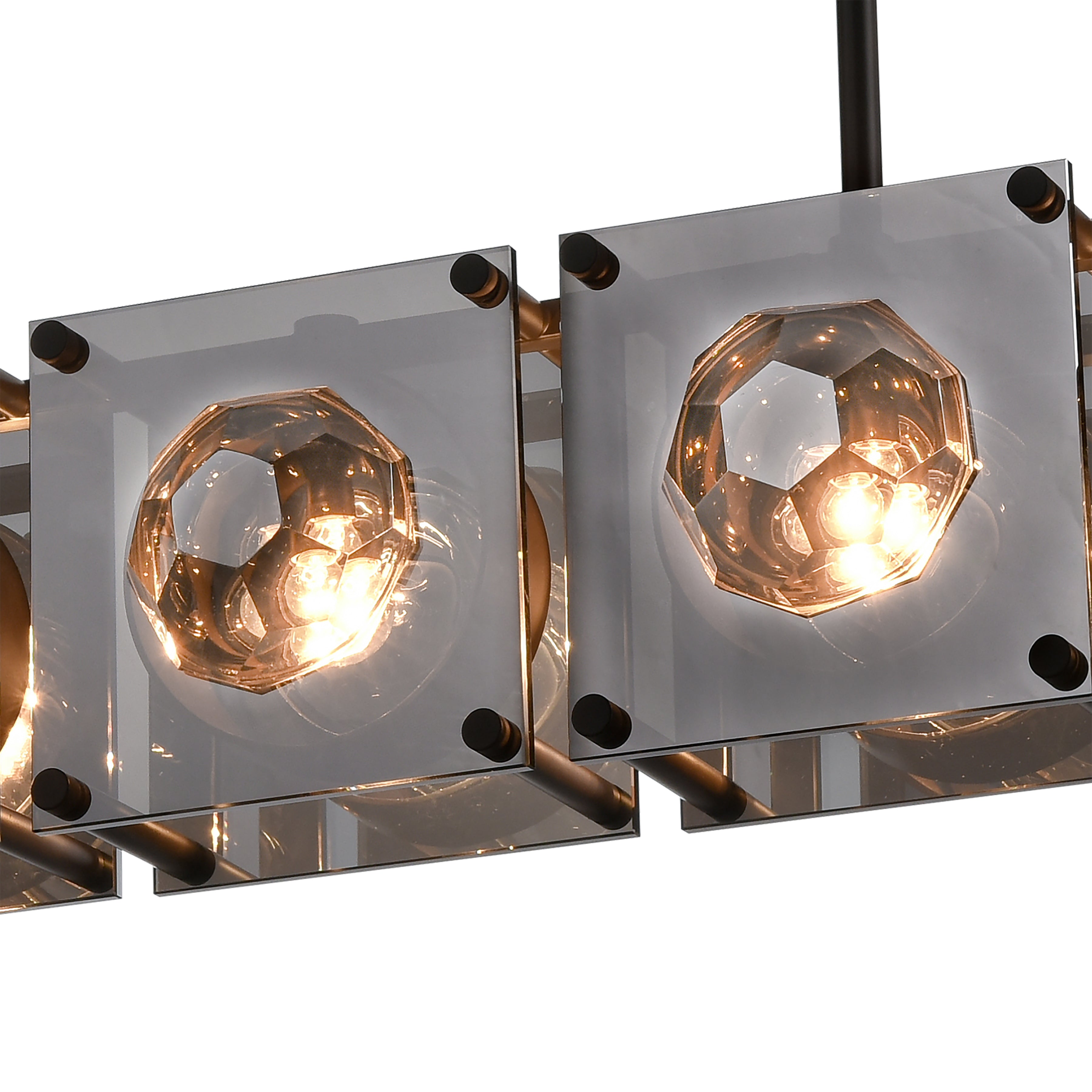 Brilliance 43'' Wide 5-Light Linear Chandelier - Oil Rubbed Bronze