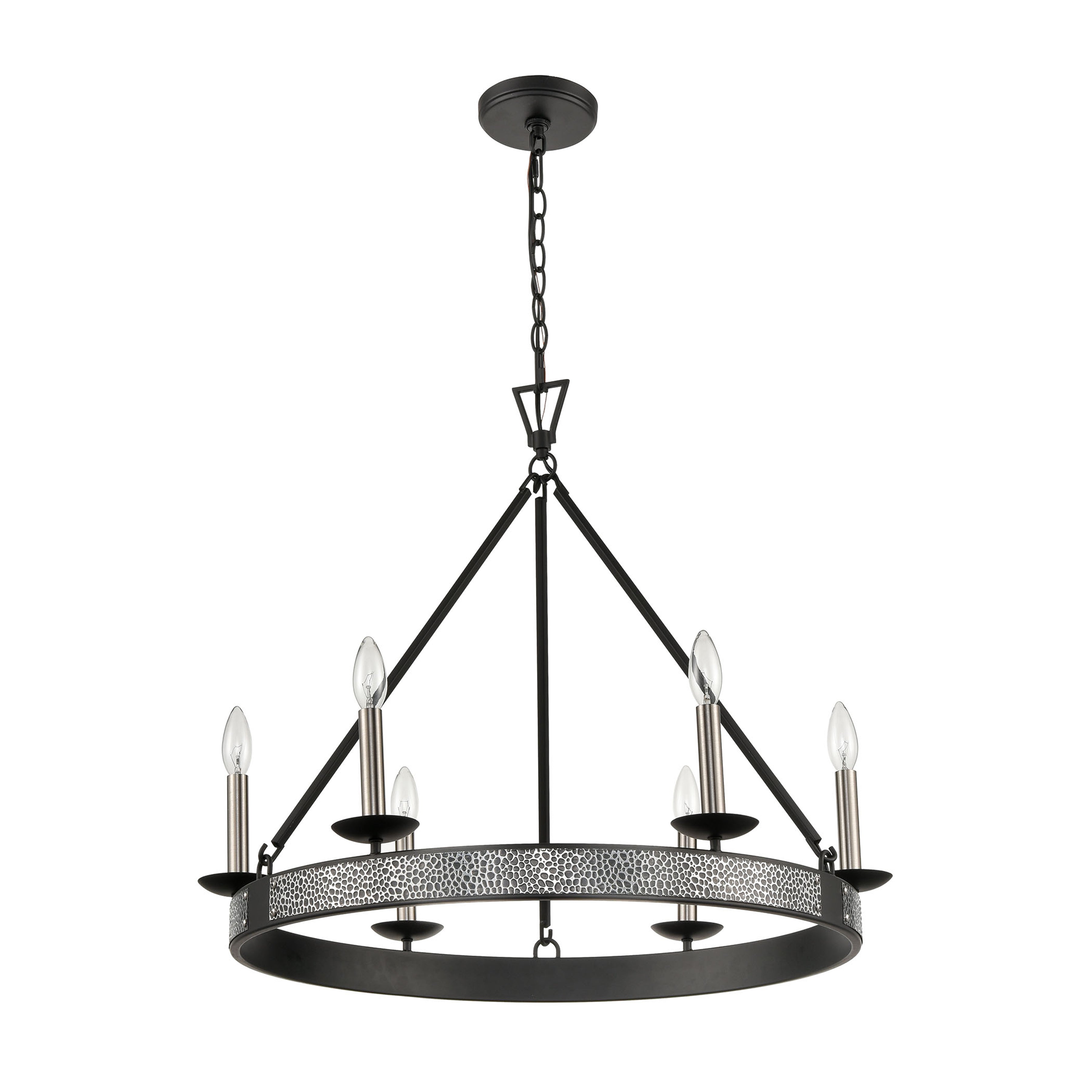 Impression 27'' Wide 6-Light Chandelier - Oil Rubbed Bronze