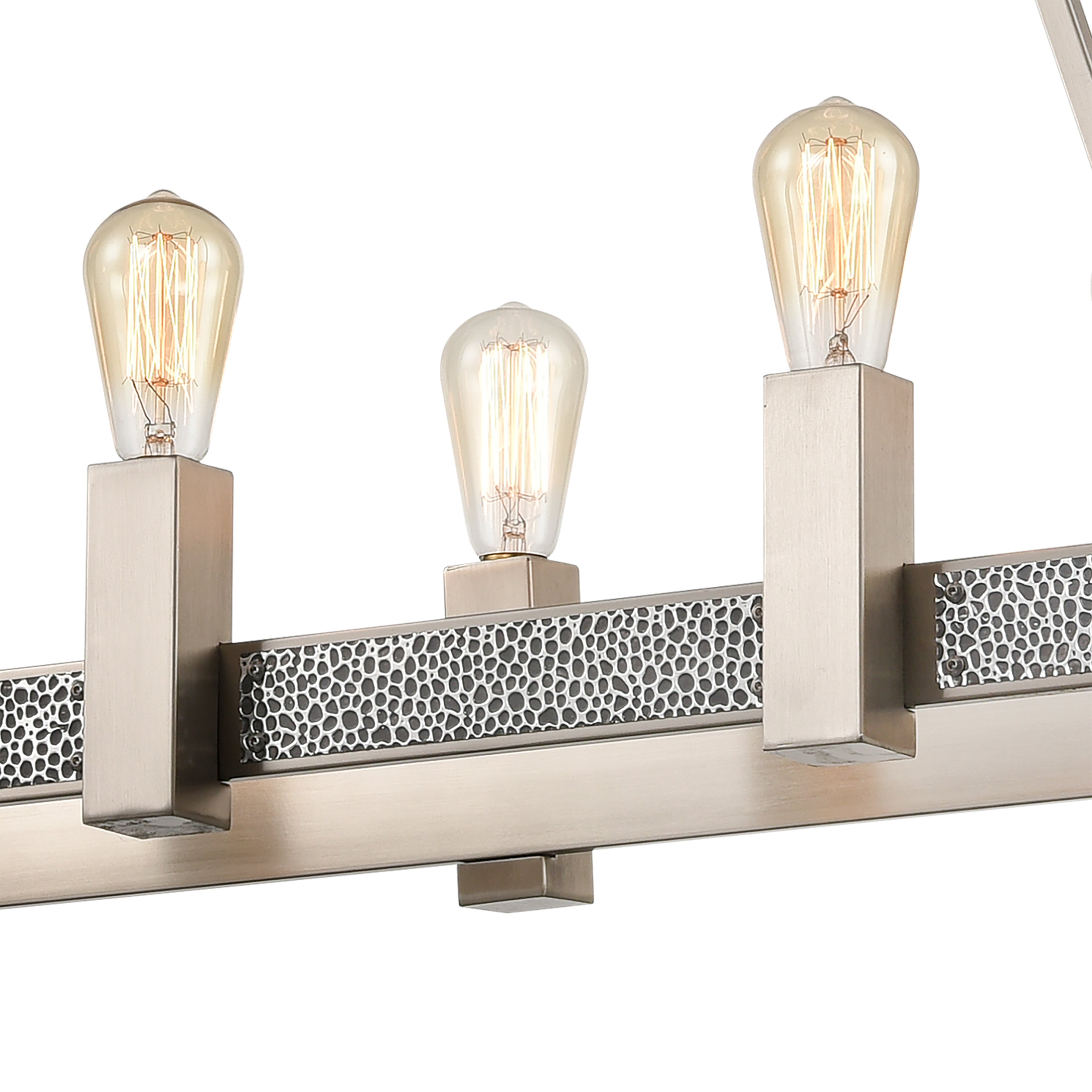Impression 47'' Wide 10-Light Linear Chandelier - Satin Nickel