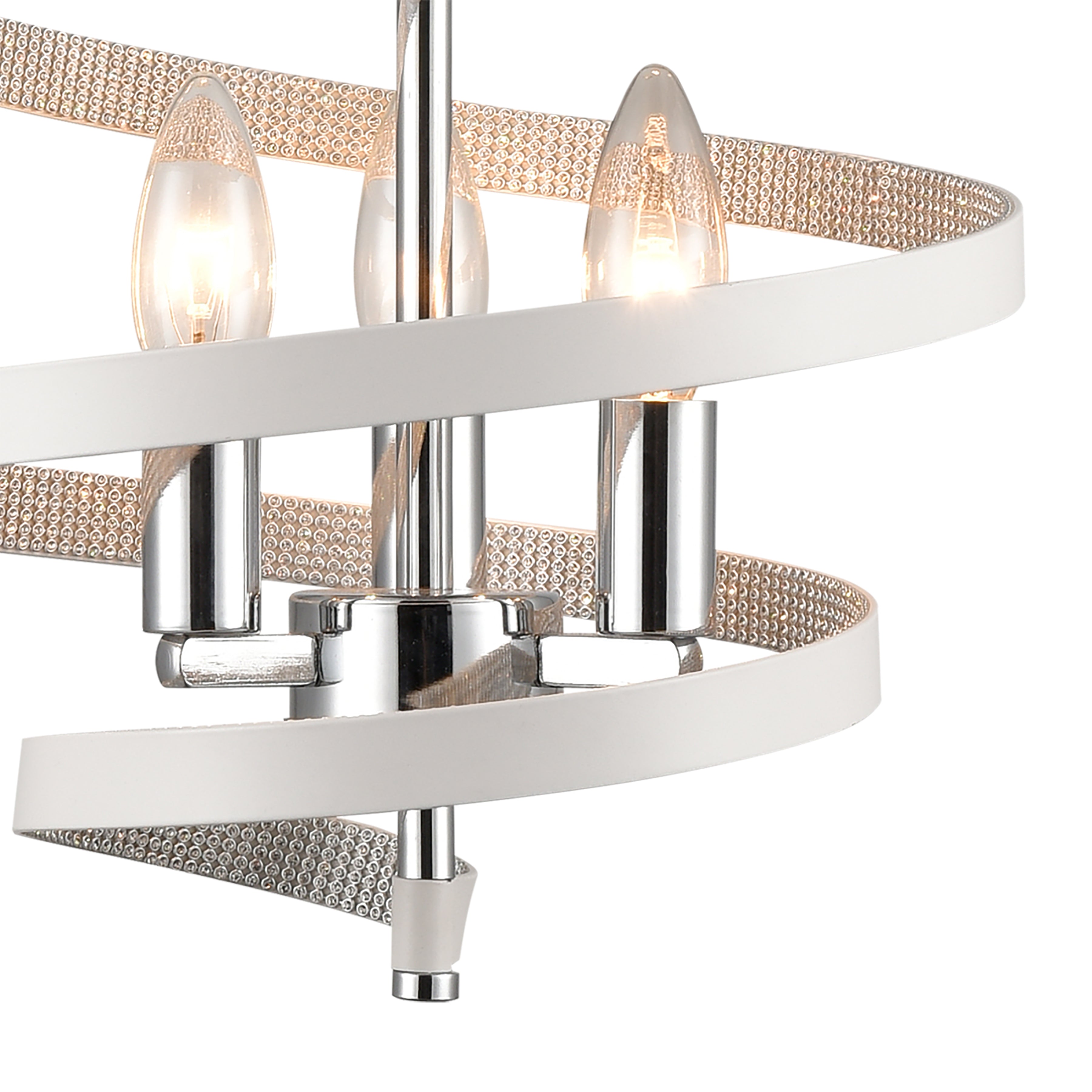 Venue 11'' Wide 3-Light Pendant - Chrome