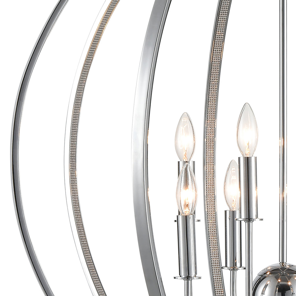 Venue 32'' Wide 8-Light Chandelier - Chrome