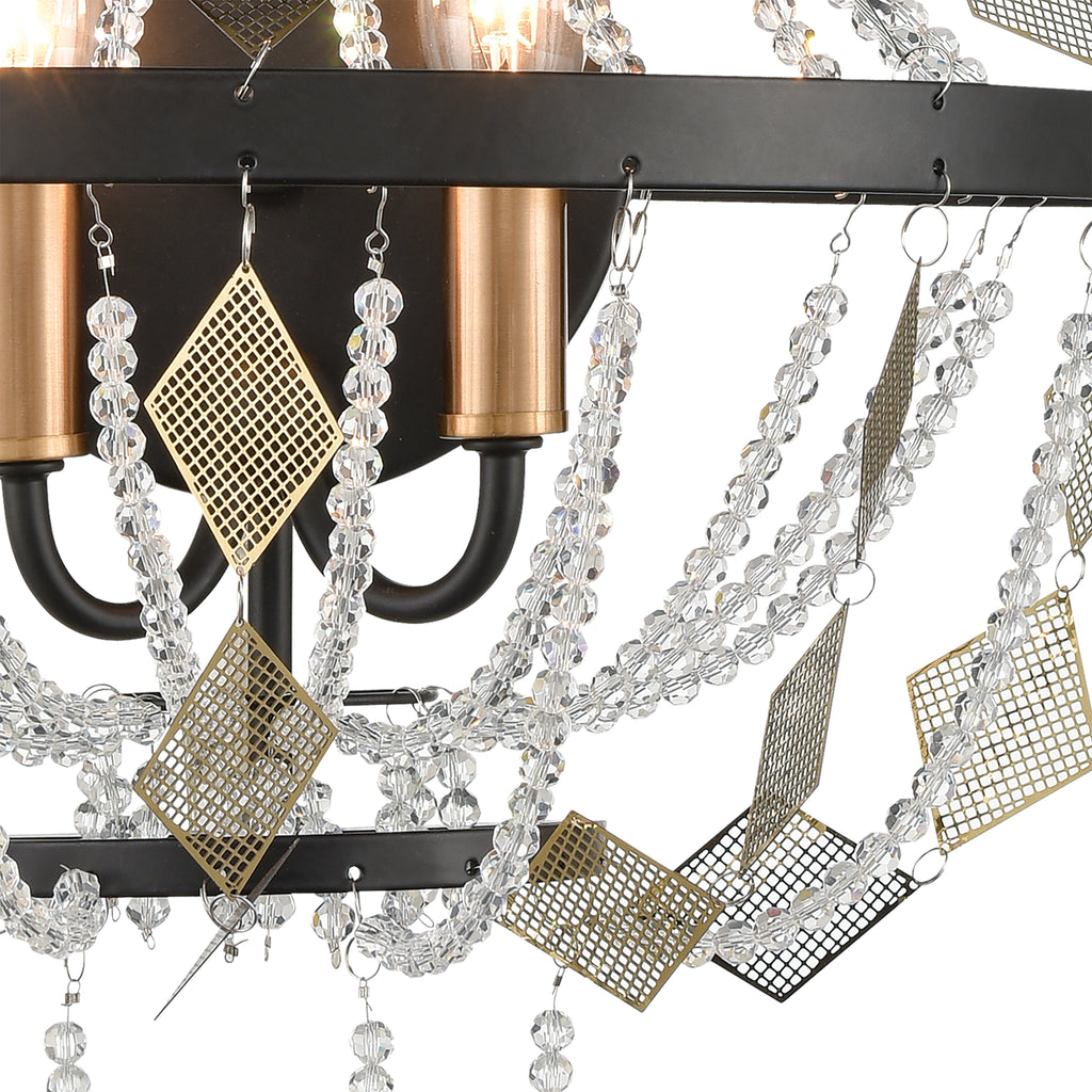 Selene 20'' High 2-Light Sconce - Matte Black